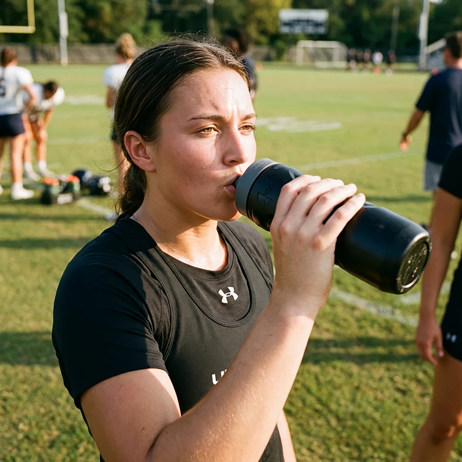 Under Armour 32 oz Sideline Squeeze Water Bottle                                                                                 - view number 5