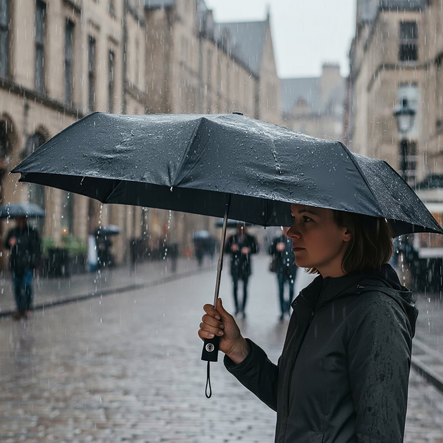 Totes Compact AOC Jumbo Canopy 55 in Umbrella - view number 4