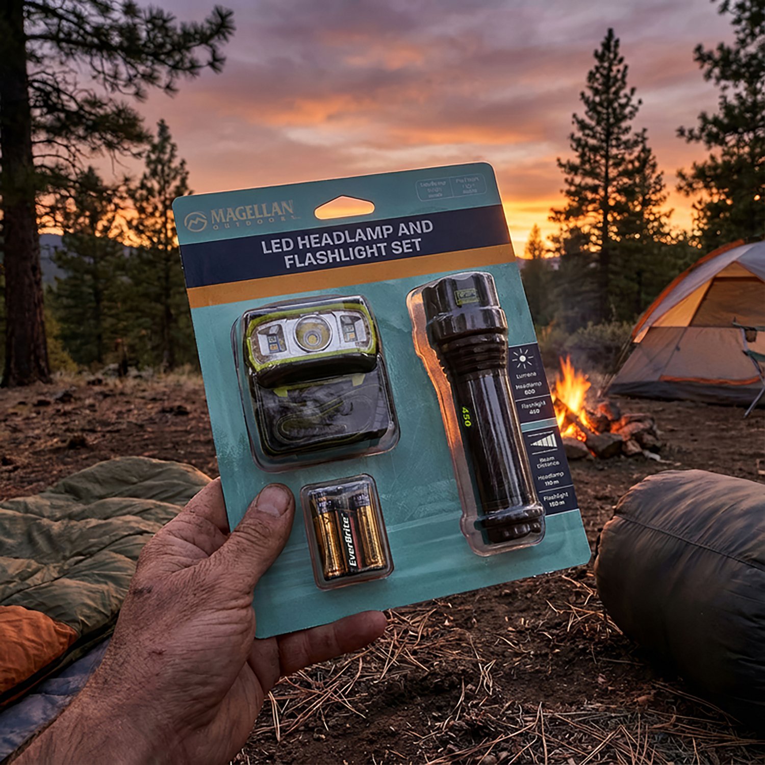 Magellan Outdoors 450 L Handheld Light and 500 L Headlamp                                                                        - view number 3