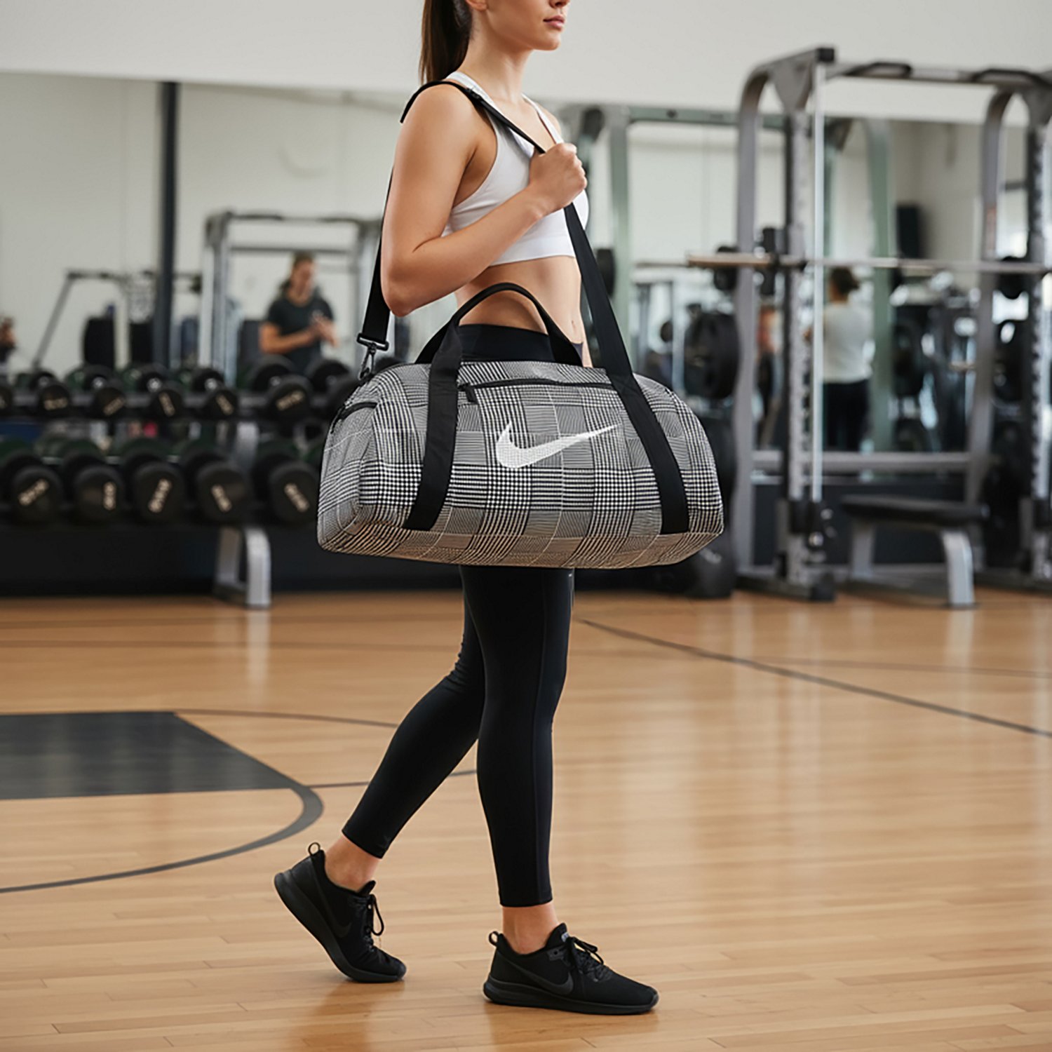 Nike Women's Plaid Gym Bag | Free Shipping at Academy