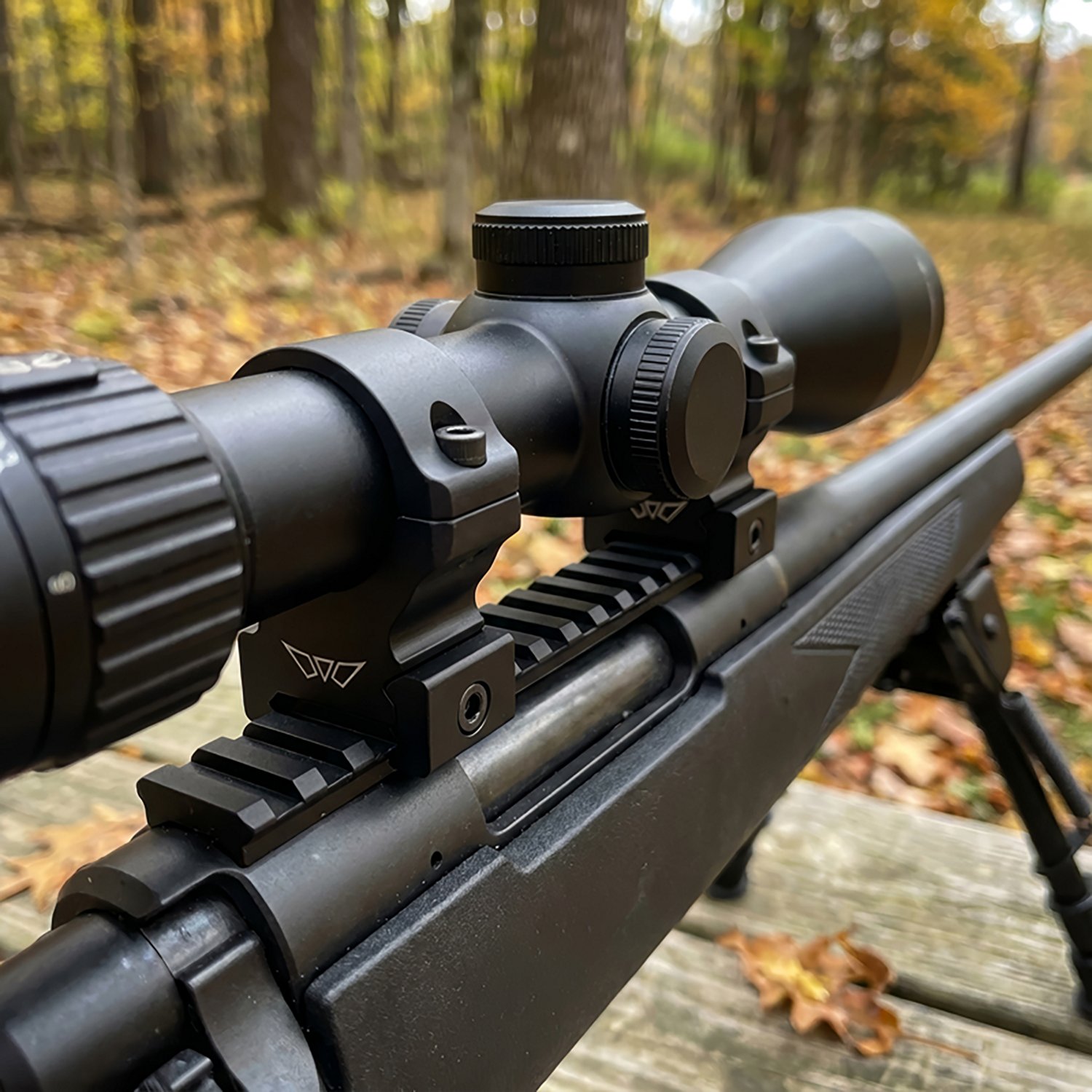 Warne V601M Vapor 1 in Tube Medium Horizontal Scope Ring Set - view number 2