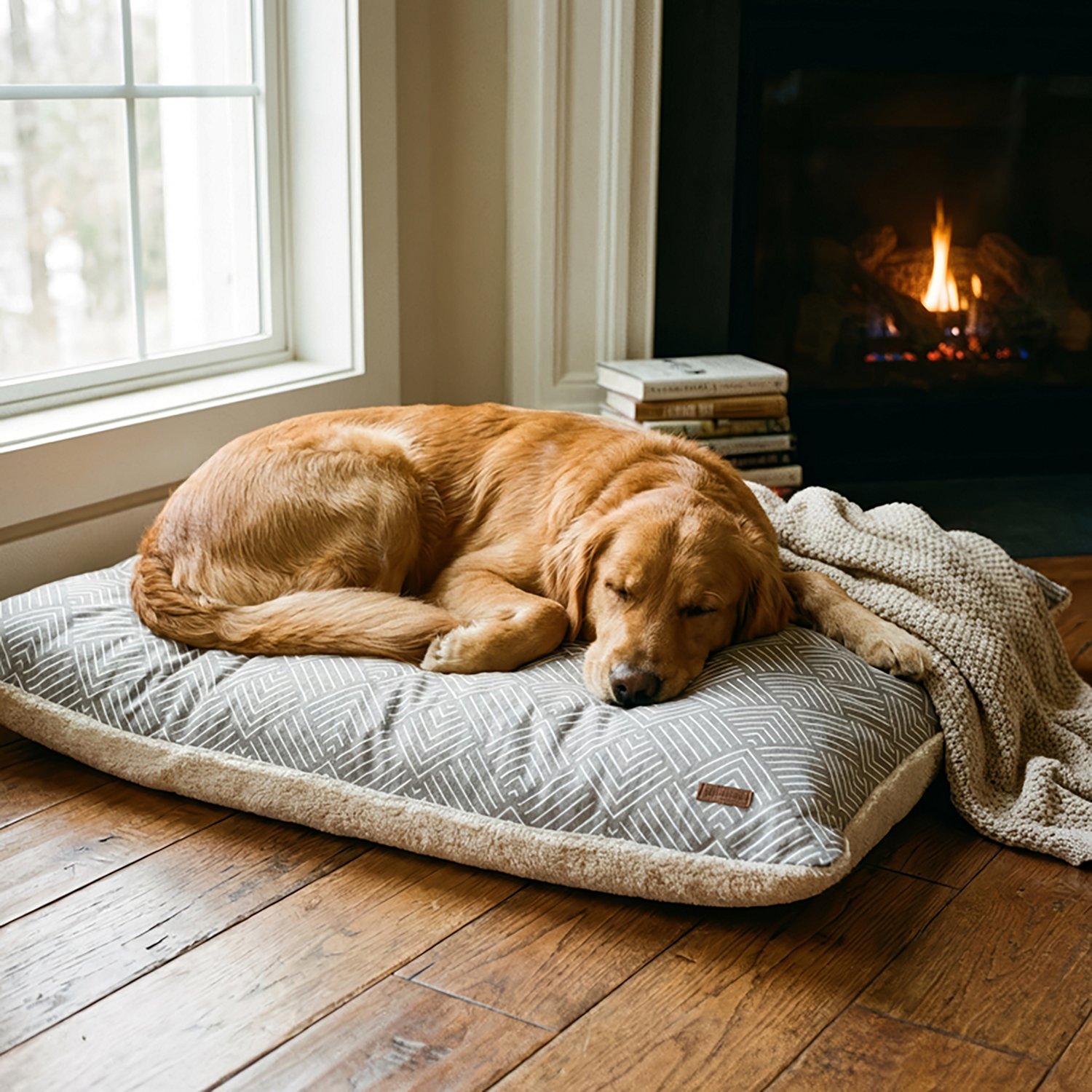 Bark and Slumber Large Reversible Plaid Pillow Dog Bed - view number 4