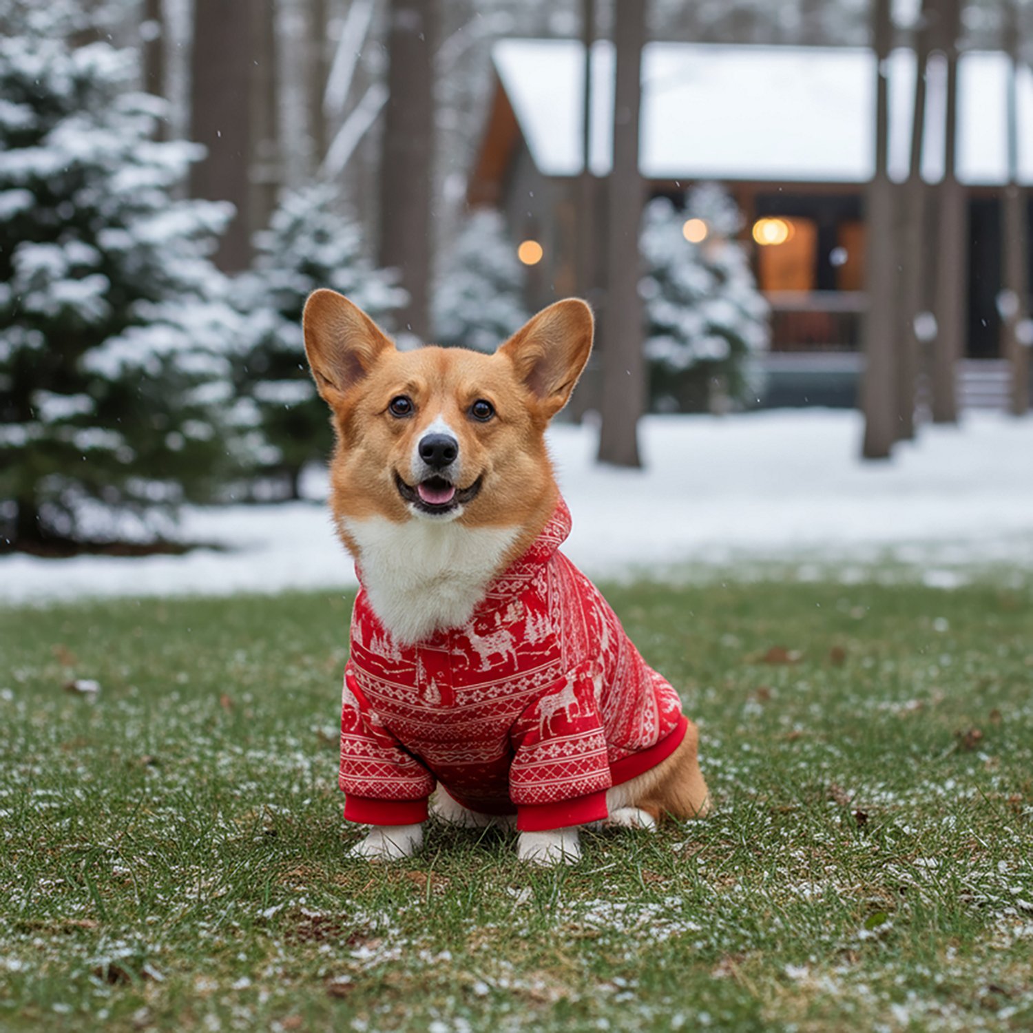 Magellan Outdoors Dog Fleece Holiday Shirt - view number 3