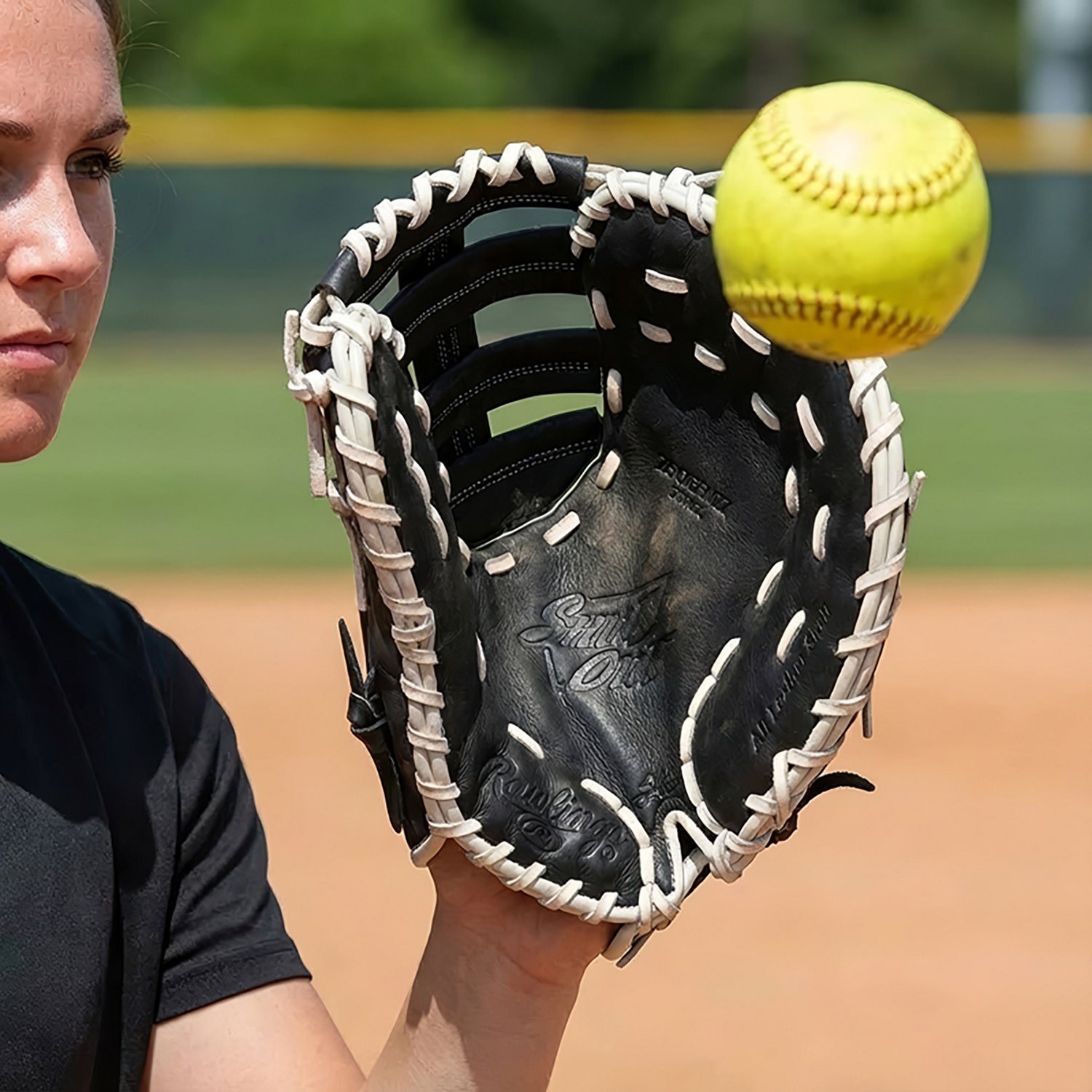 Rawlings Women's 12 in Shutout Fast-Pitch Softball First Base Mitt Left-handed                                                   - view number 6