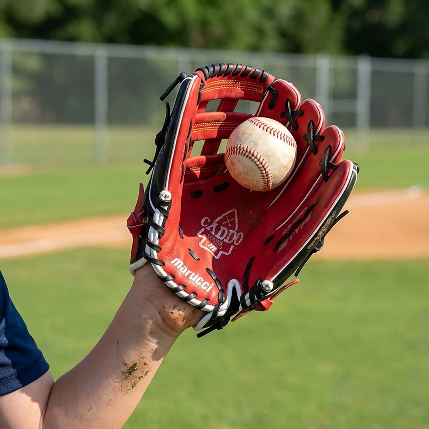 Marucci Kids' CADDO Series V2 H-Web 12 in Baseball Fielding Glove                                                                - view number 5