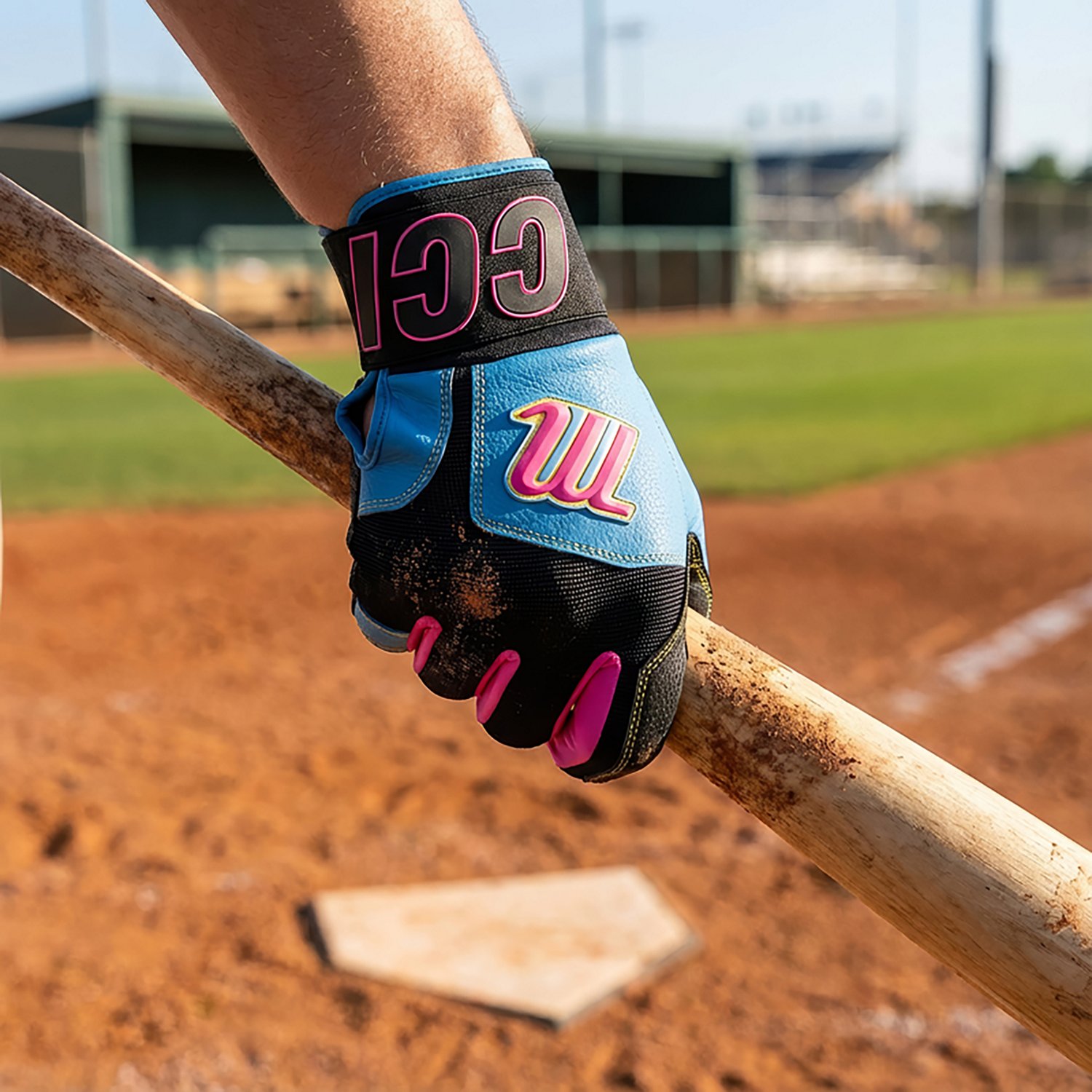 Marucci Adults' Blacksmith Full Wrap Batting Glove                                                                               - view number 3