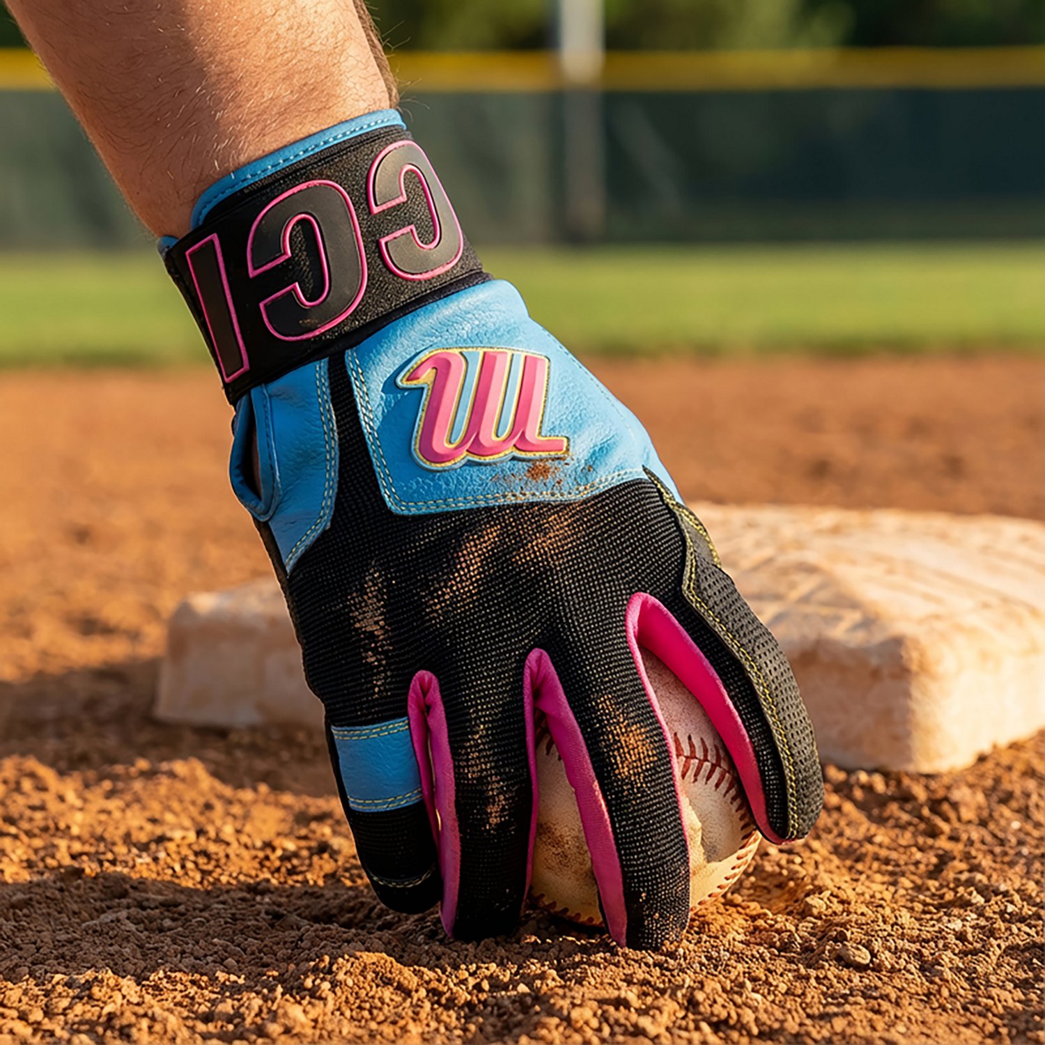 Marucci Adults' Blacksmith Full Wrap Batting Glove                                                                               - view number 4