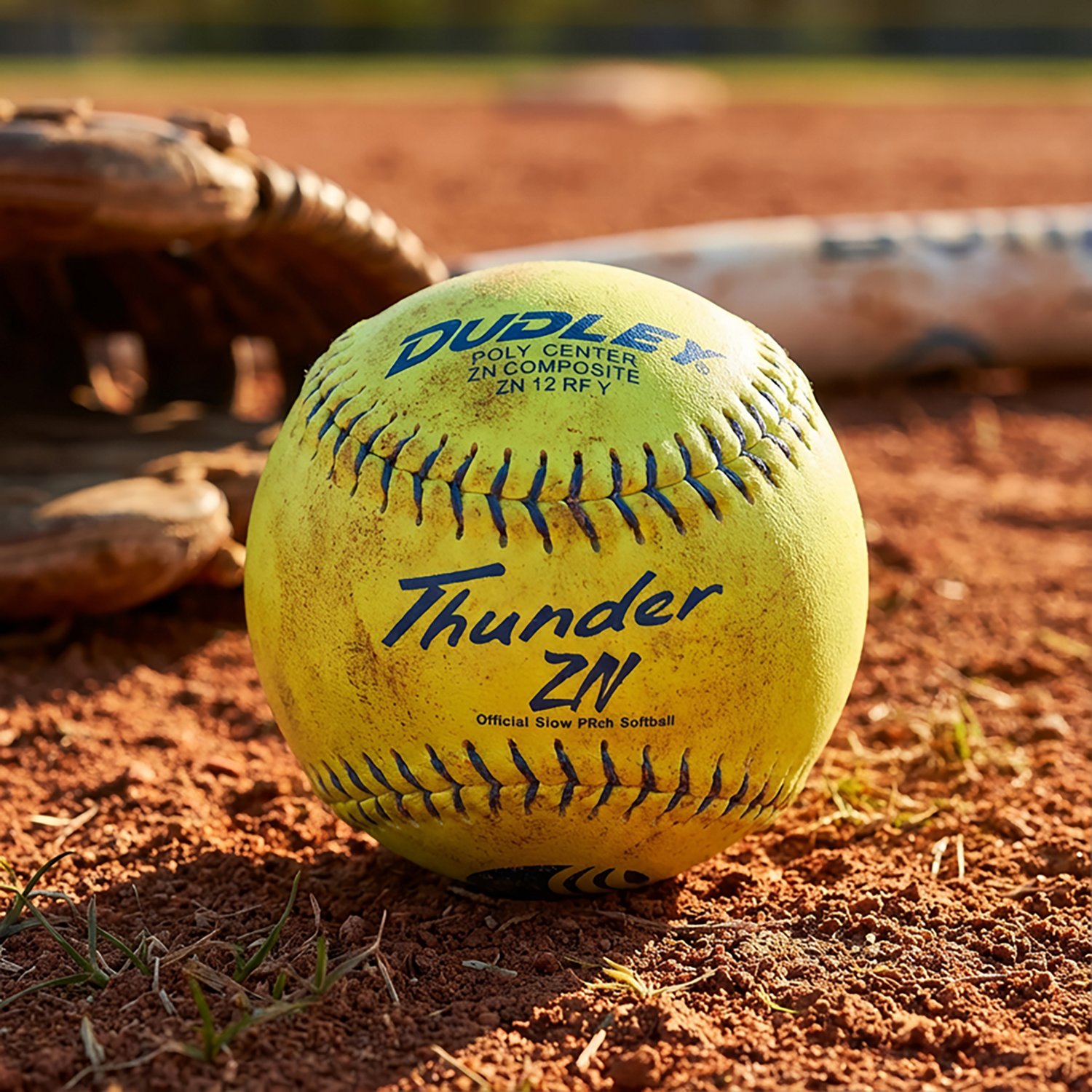 Dudley 12 in USSSA Thunder ZN Hard Core Slow-Pitch Softballs 12-Pack - view number 2