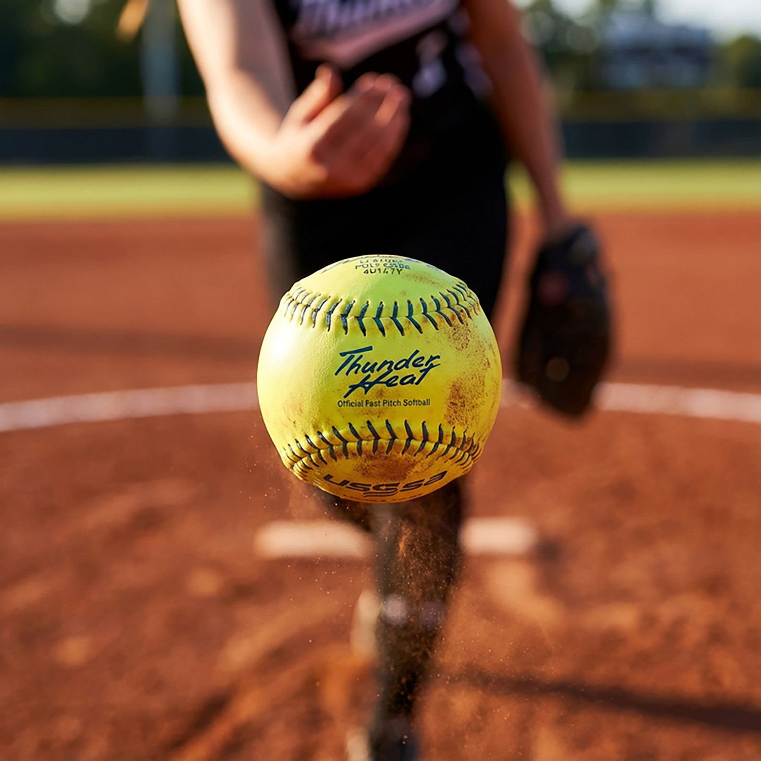 Dudley 12 in USSSA Thunder Heat Fast-Pitch Gameball Softball - view number 6