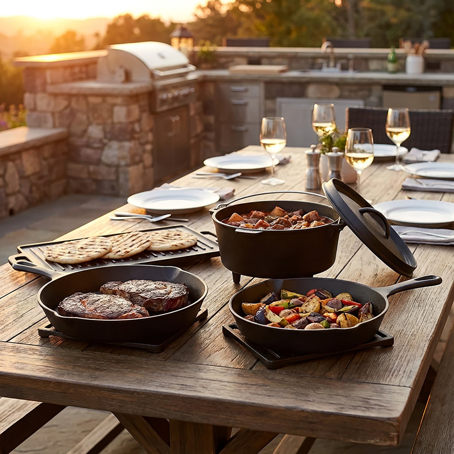 Outdoor Gourmet Cast Iron Starter Set - view number 4