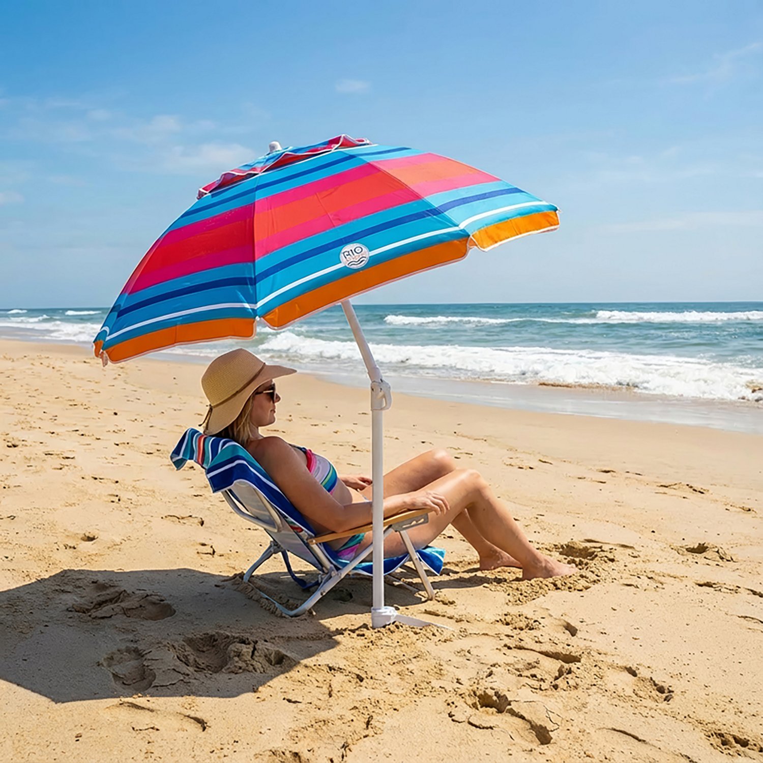 Rio 6.5 ft Umbrella with Integrated Sand Anchor - view number 3