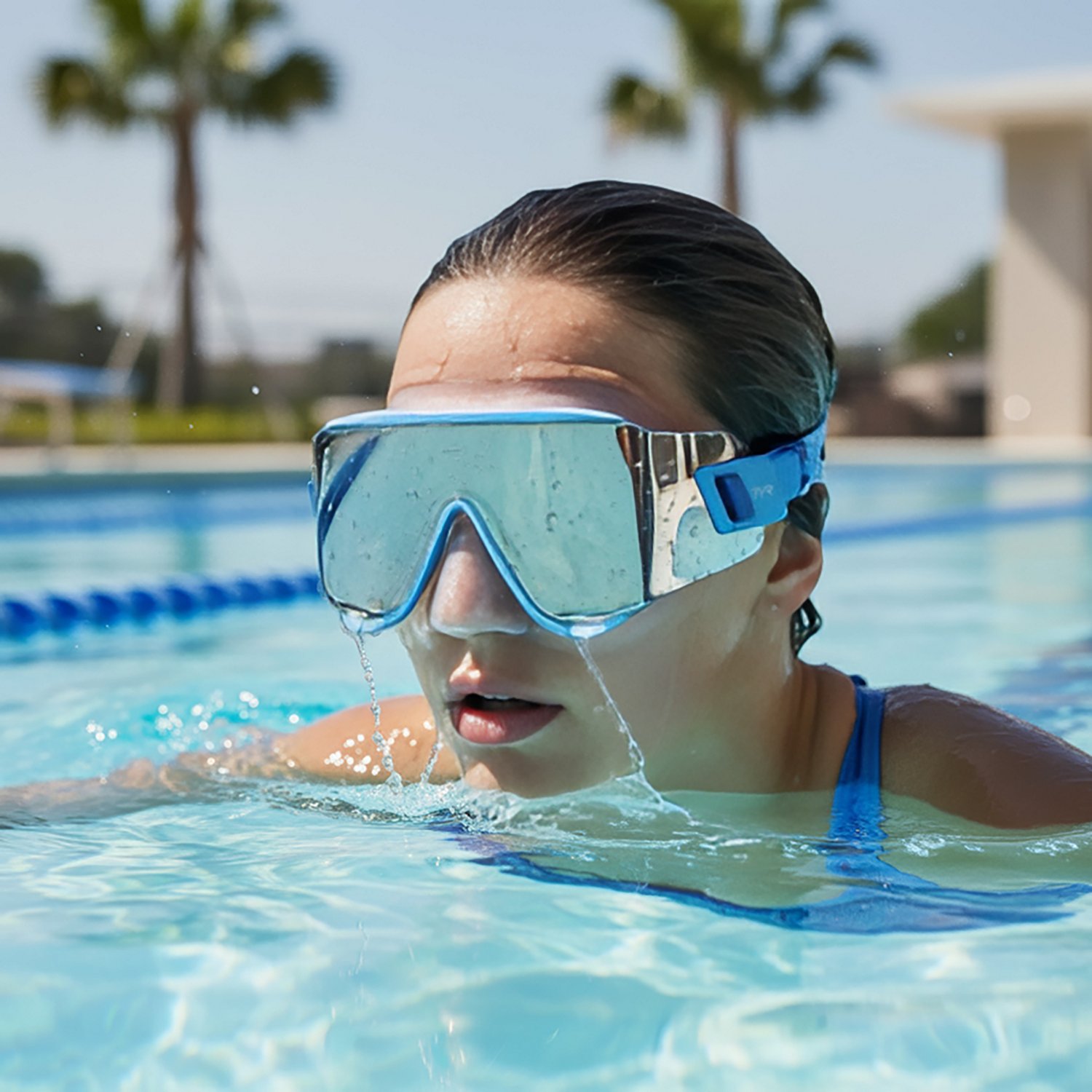 TYR Tidal Wave Mirrored Swim Mask                                                                                                - view number 2