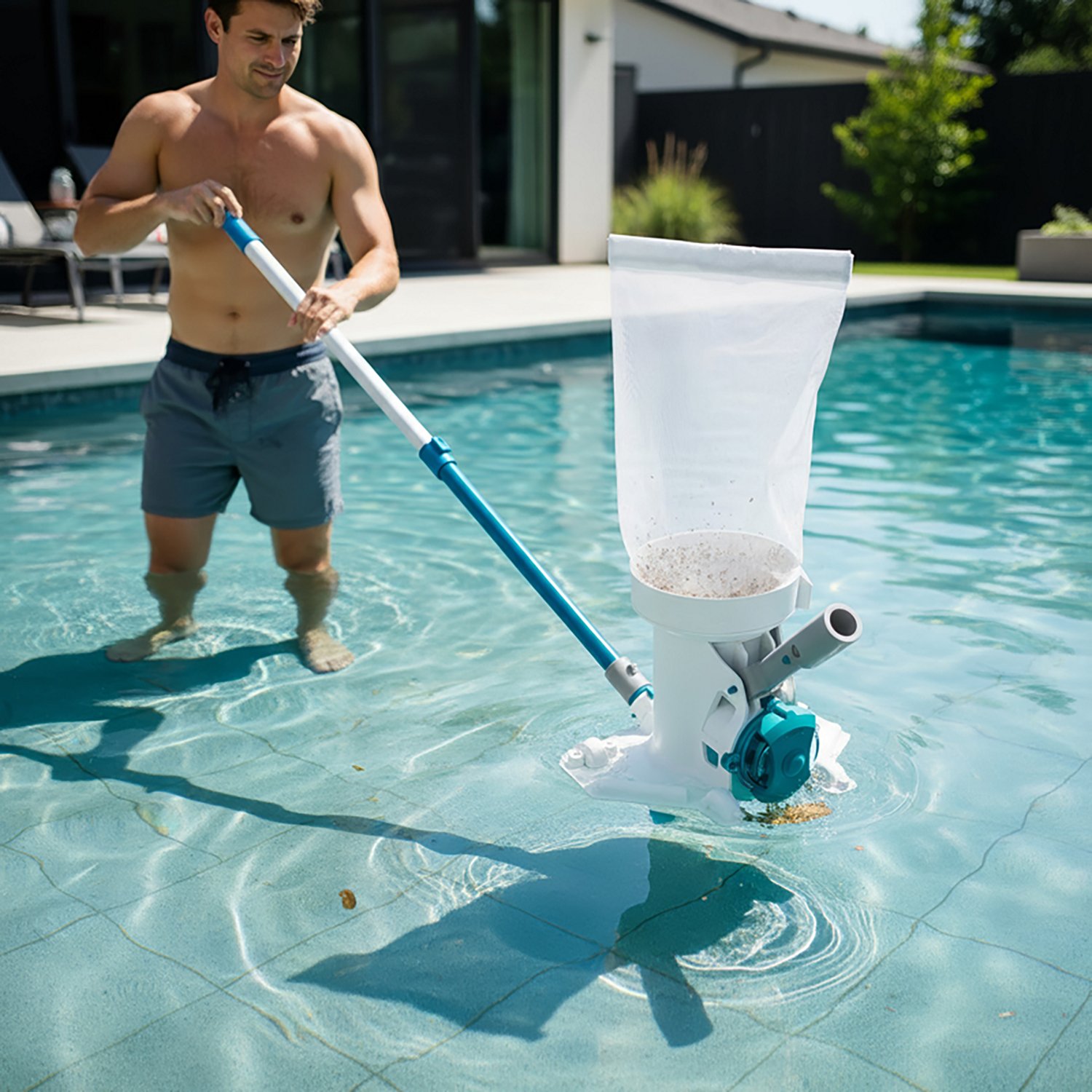 Kokido Telsa PWRBLADE 40 Large Volume Rechargeable Pool Vacuum with Bag - view number 6