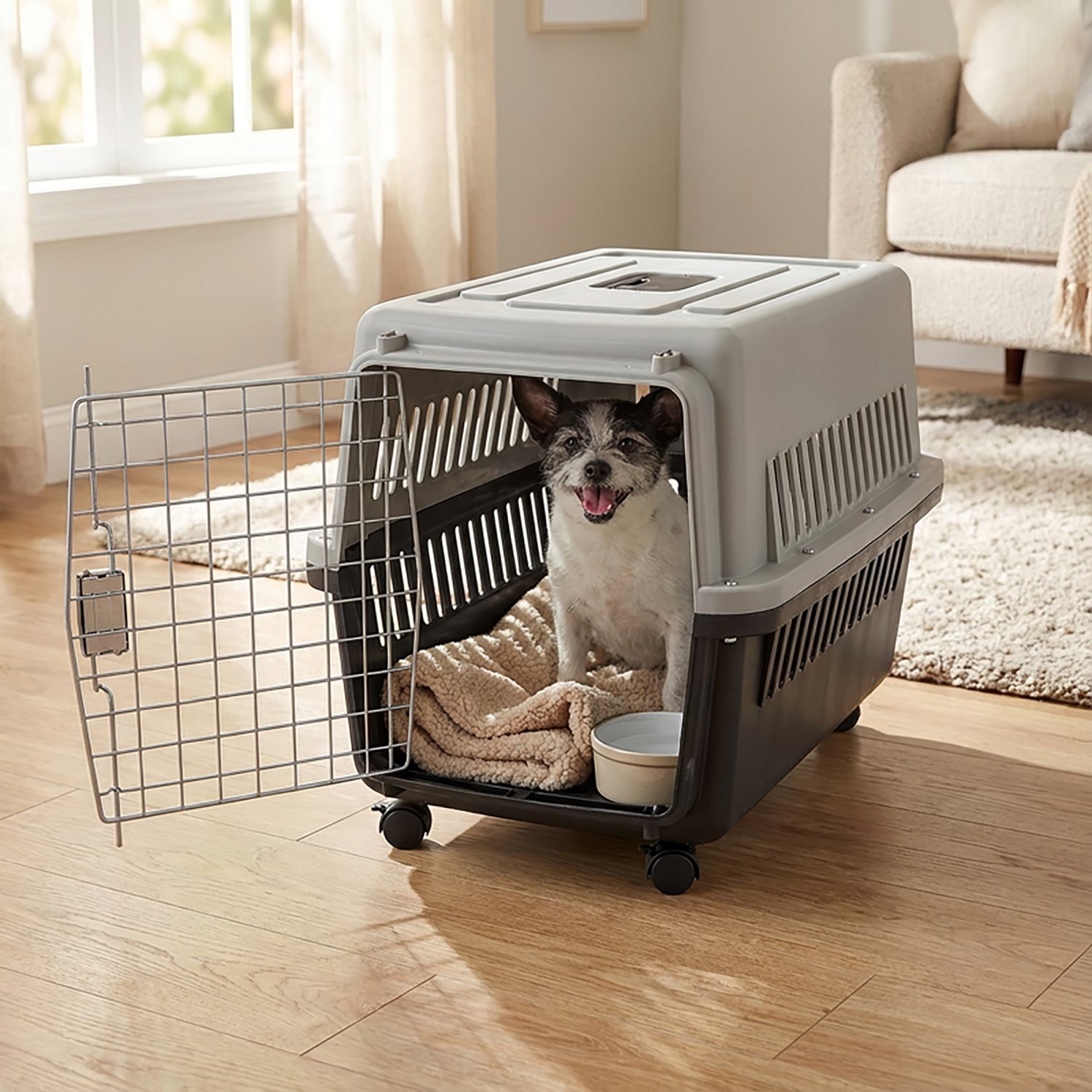 Academy Sports + Outdoors Small Wheeled Portable Kennel - view number 8