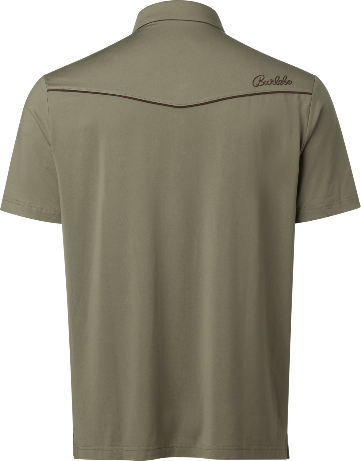 Burlebo Men's Peal Snap Performance Short Sleeve Polo Shirt - view number 7