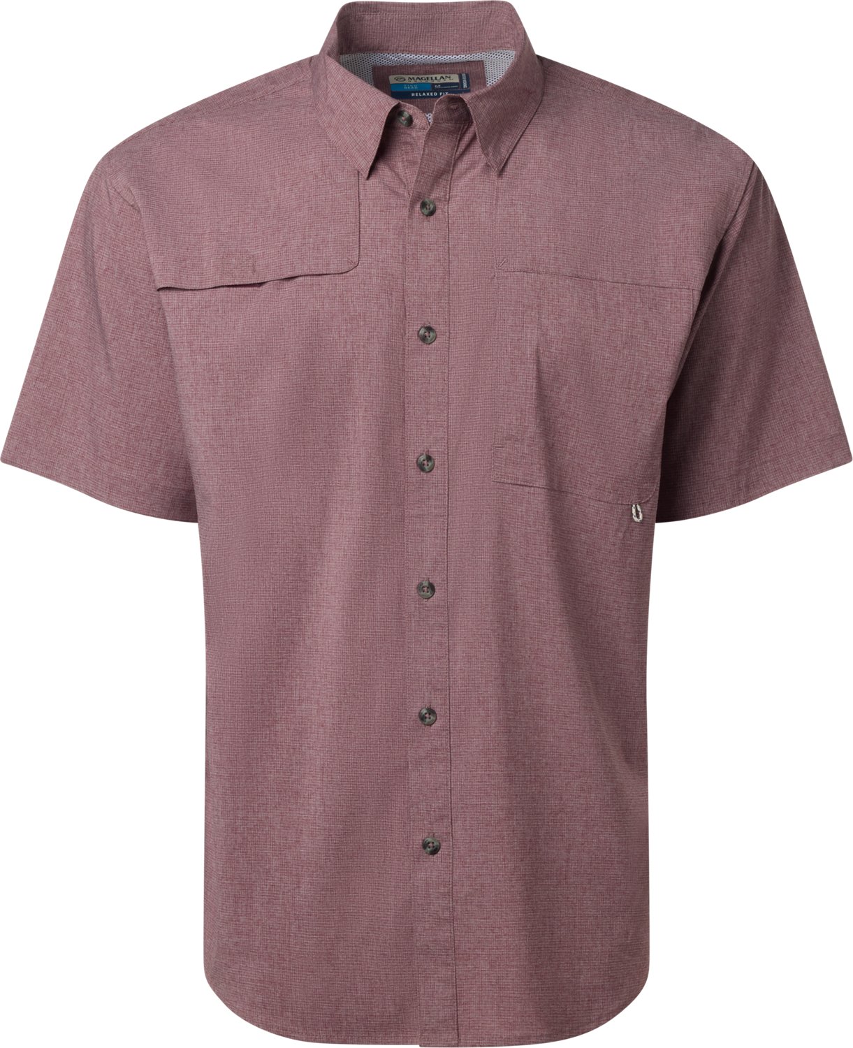 Magellan Outdoors Men's Aransas Pass Ripstop Short Sleeve Fishing T-shirt
