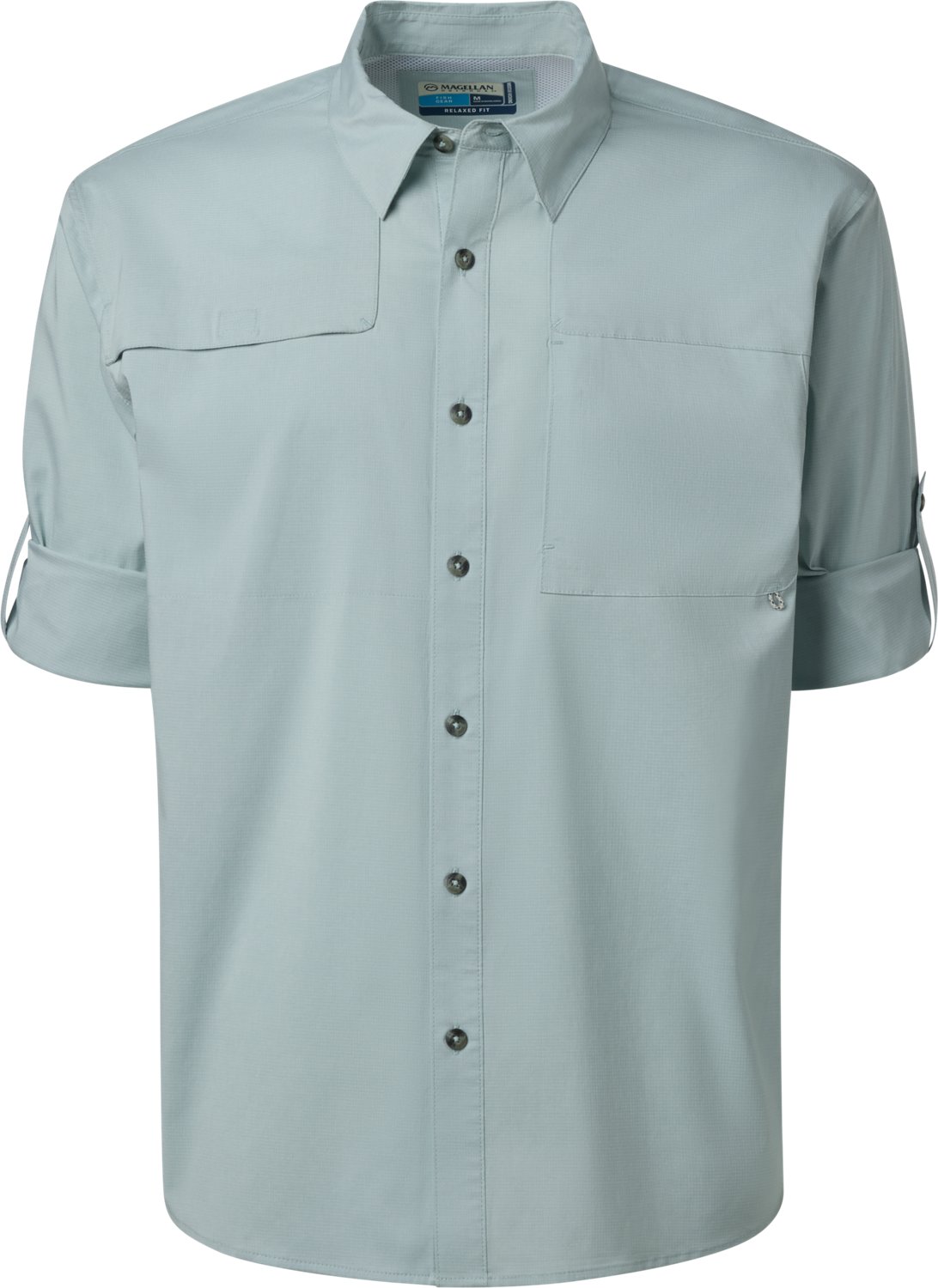 Magellan Outdoors Men's Pass Ripstop Heather Long Sleeve Fishing T-shirt - view number 3