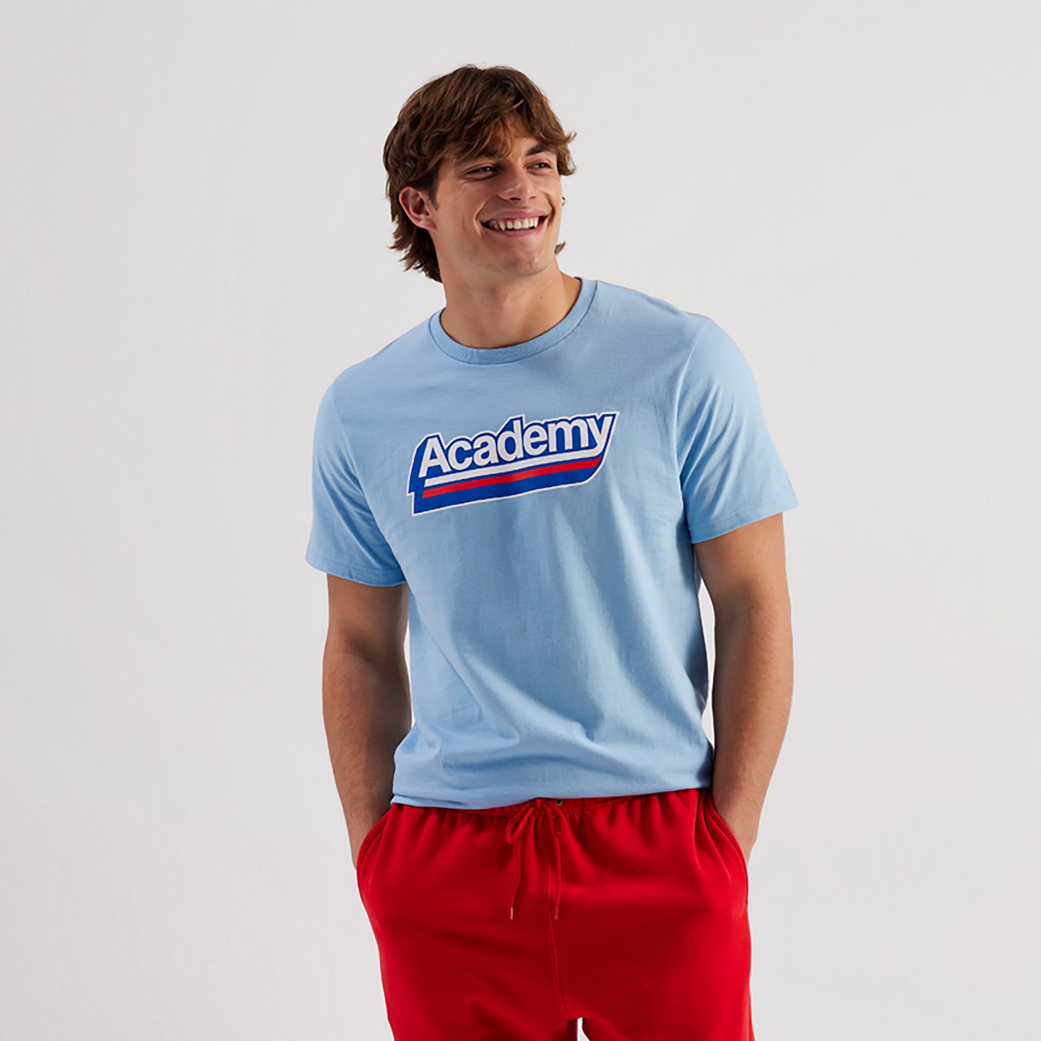 Academy Sports + Outdoors Adults' Retro Logo Short Sleeve T-shirt - view number 2