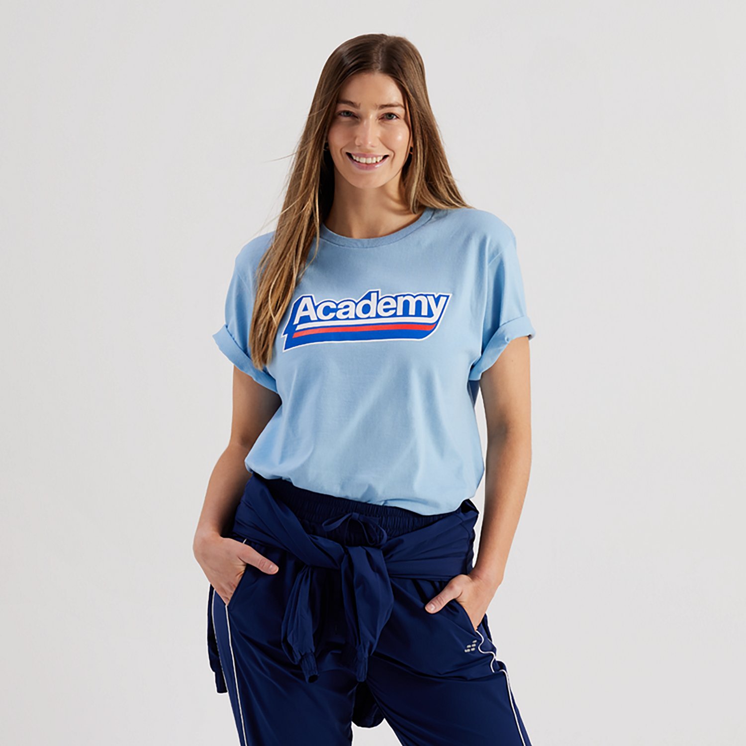 Academy Sports + Outdoors Adults' Retro Logo Short Sleeve T-shirt - view number 3