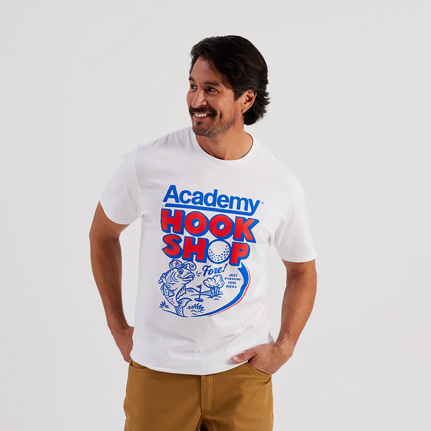 Academy Sports + Outdoors Adults' Hook Shop Short Sleeve T-shirt - view number 2