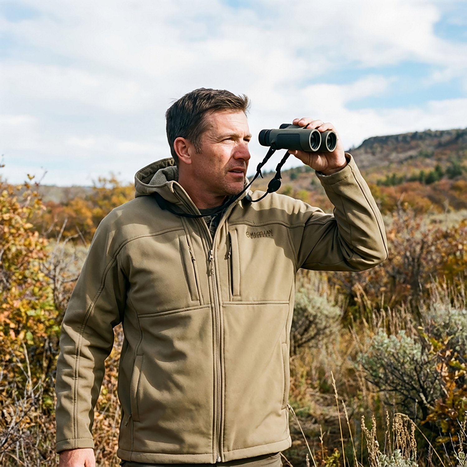 Magellan Outdoors Men's Mesa 2.0 Solid Softshell Jacket - view number 4