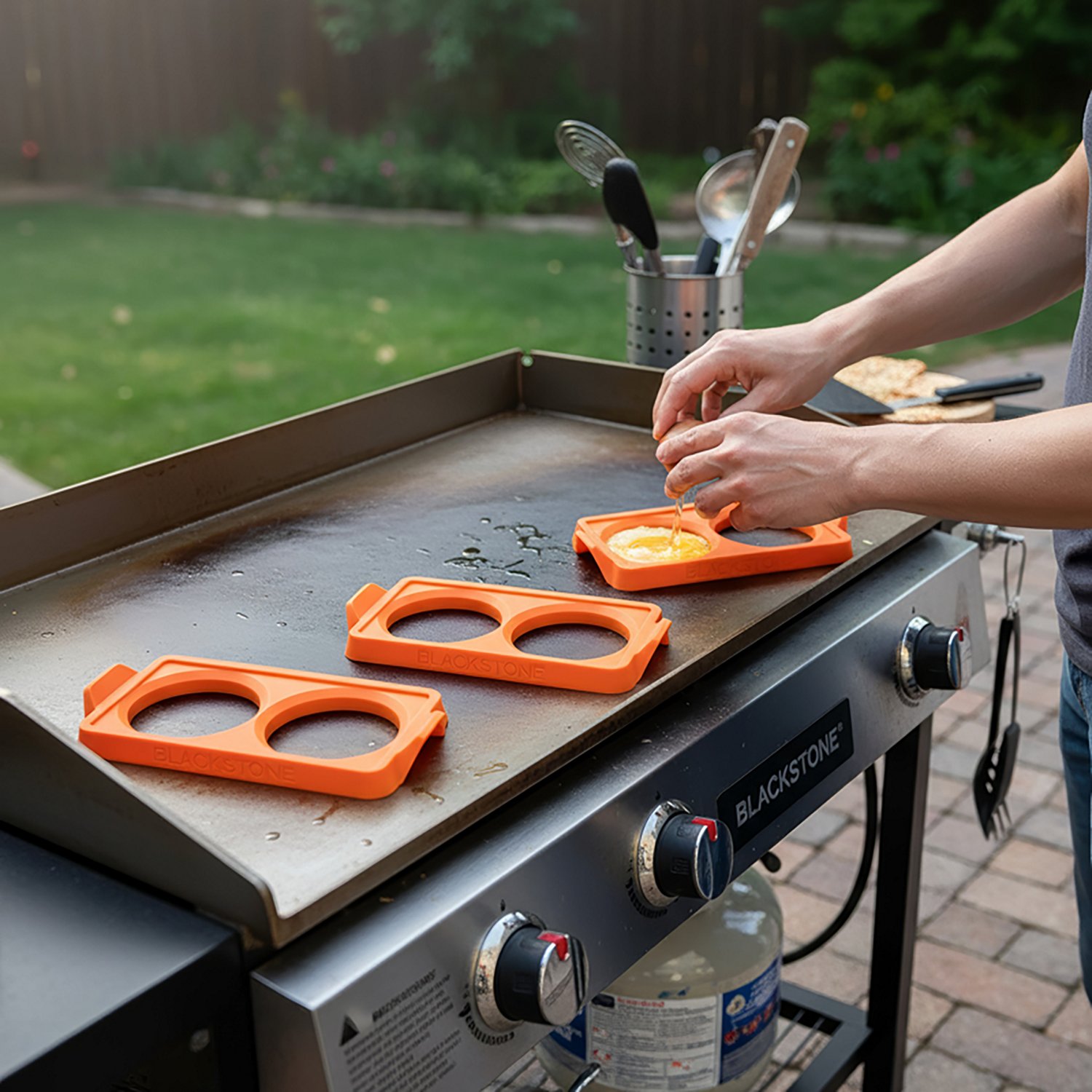 Blackstone 2-Section Egg Ring Trays 3-Pack - view number 3