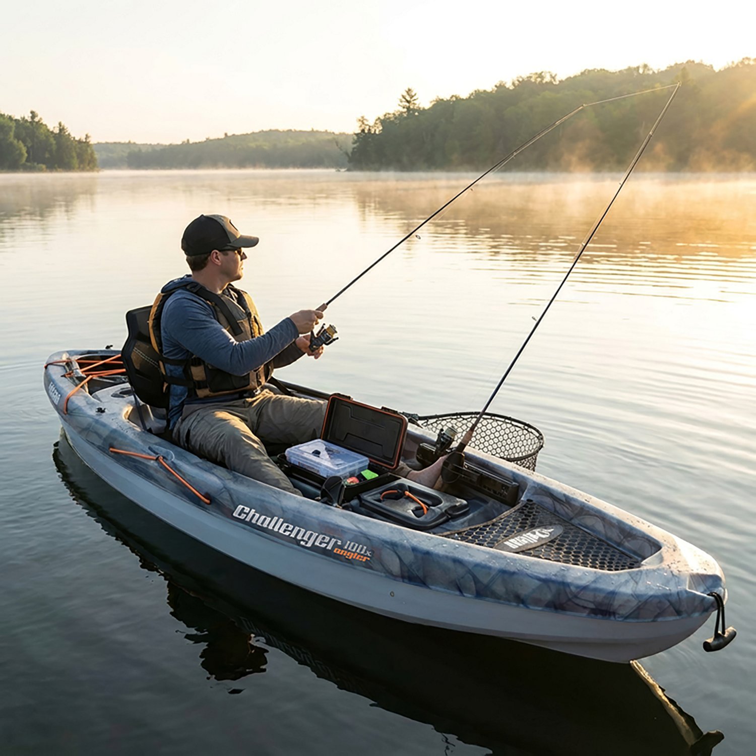 Pelican Challenger 100X 10 ft Angler Sit-On-Top Fishing Kayak - view number 4