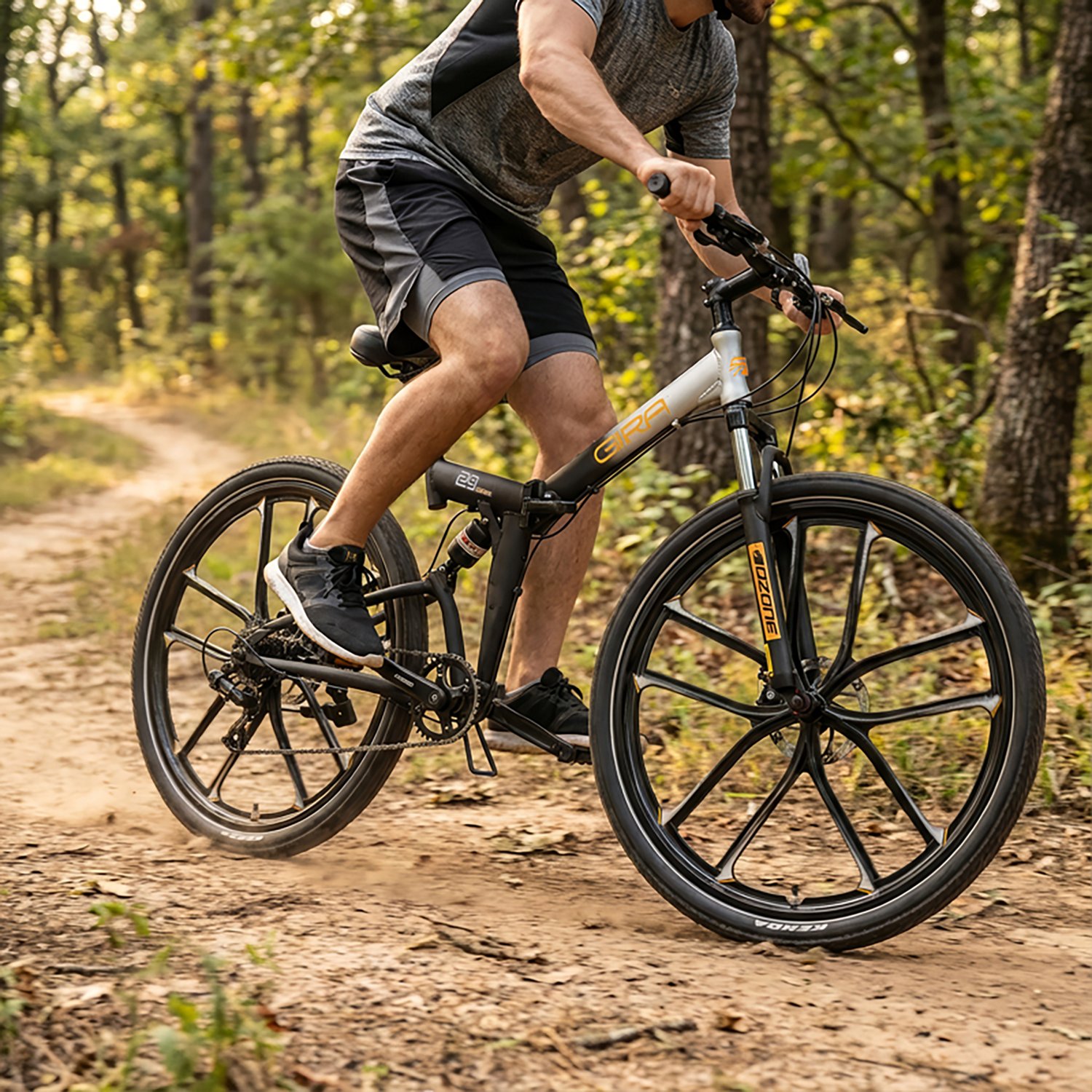 Ozone 500 Men's 29 in Veneto 9-Speed Foldable Mountain Bike | Academy