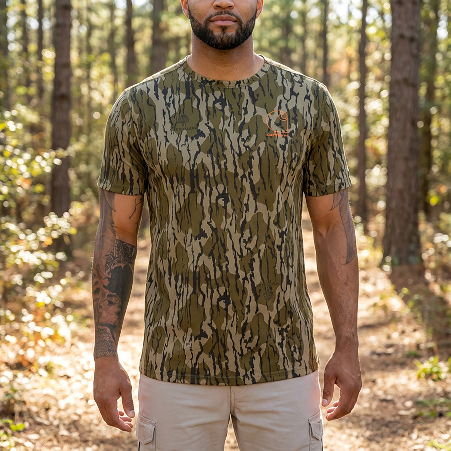 Carhartt Men's Force Sun Defender Lightweight Camo T-shirt - view number 2