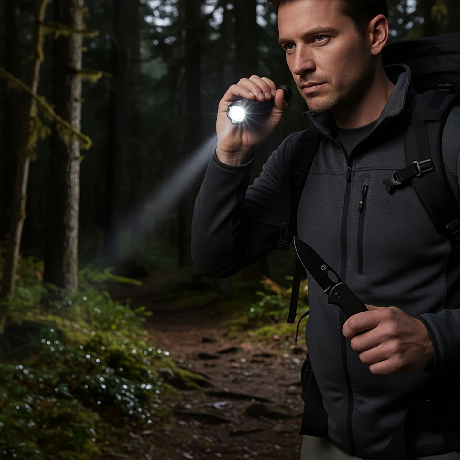 Magellan Outdoors 450-Lumen Flashlight and Folding Knife Combo - view number 4