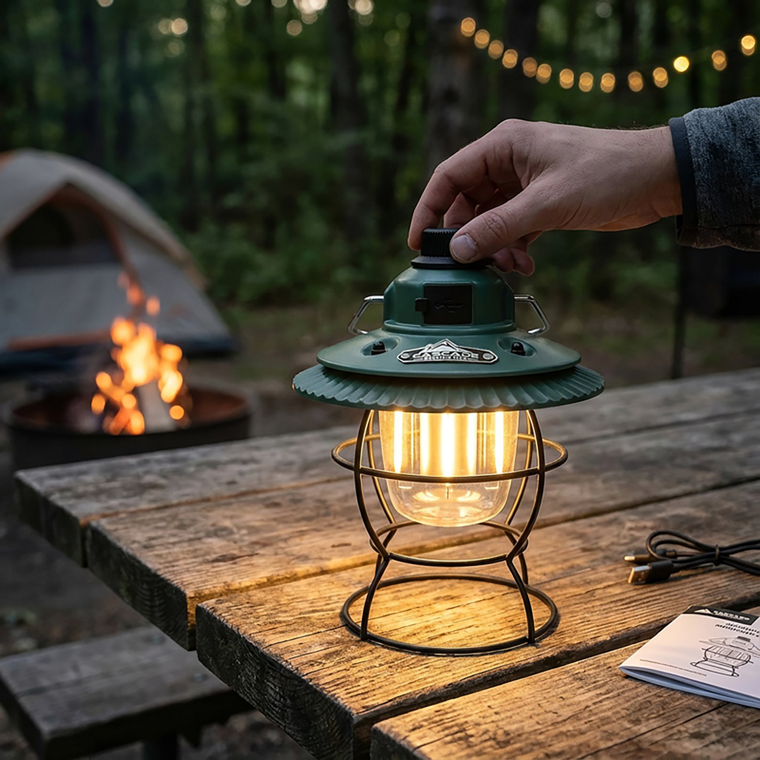 Cascade Mountain Tech 450 Lumen Rechargeable Monahan Lantern | Academy