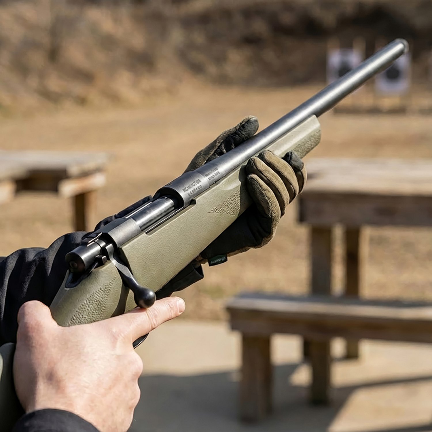 Howa M1500 HS Precision 6.5 Creedmoor 24 in 4RD THD Bolt Rifle - view number 2