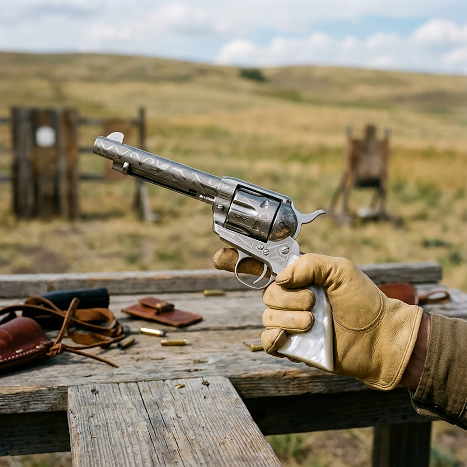Taylor's & Company 1873 Cattle Brand .45 Colt LC Revolver - view number 3