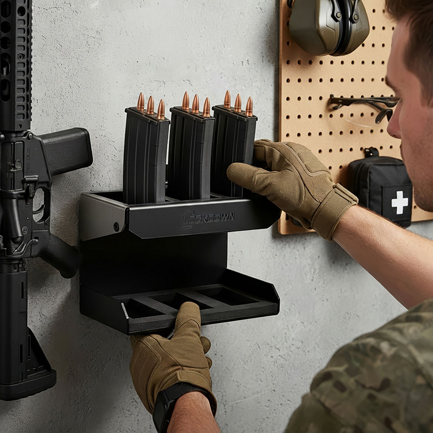 Lockdown SecureWall AR15 Magazine Rack - view number 2