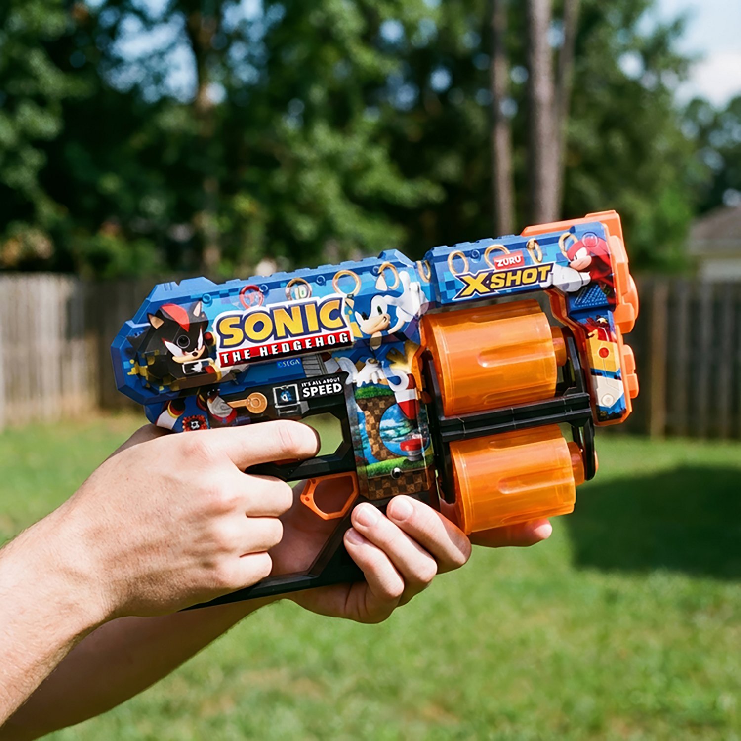 ZURU X-Shot Skins Dread Blaster Mega Sonic Skin 12 Darts Assortment - view number 4