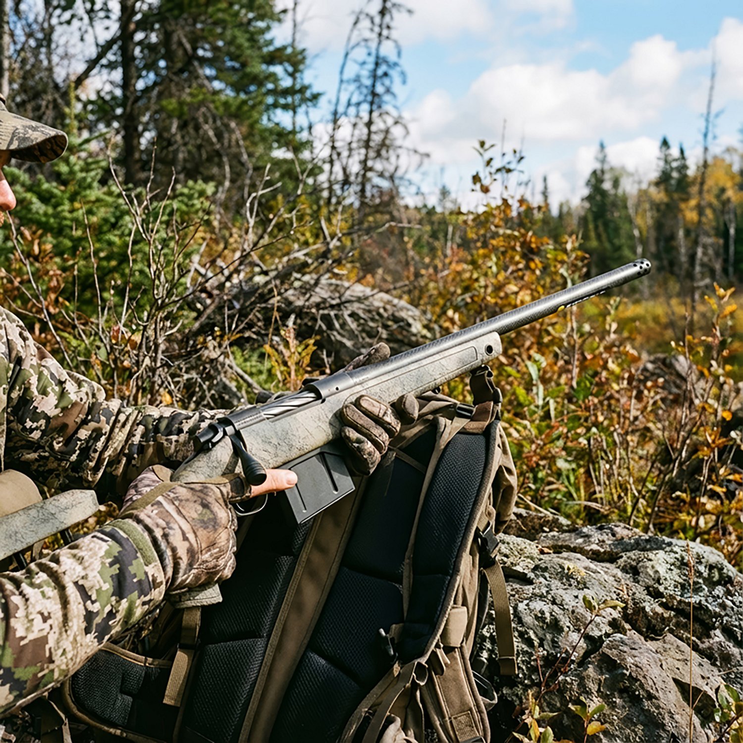 Bergara B-14 HMR Carbon Wilderness 7mm PRC Bolt Action Rifle - view number 4