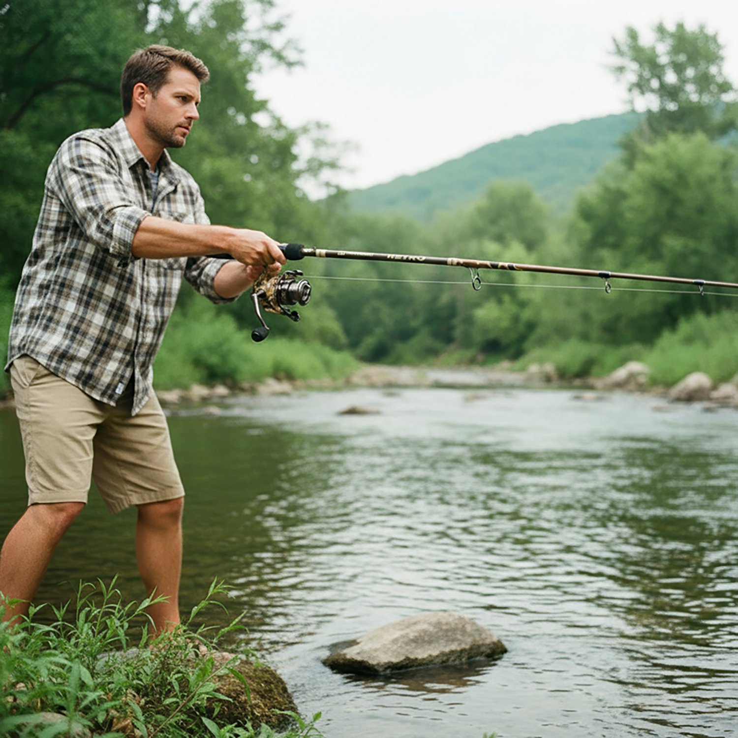 ProFISHiency Retro 7 ft M Freshwater Spinning Combo Reel - view number 5