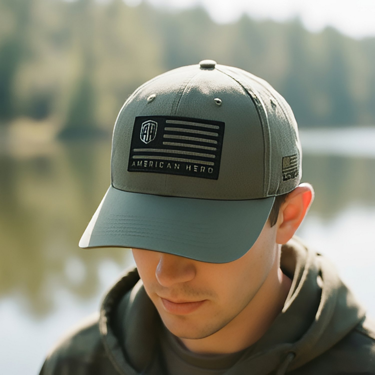 Lew's American Hero Flag Adjustable Cap - view number 4