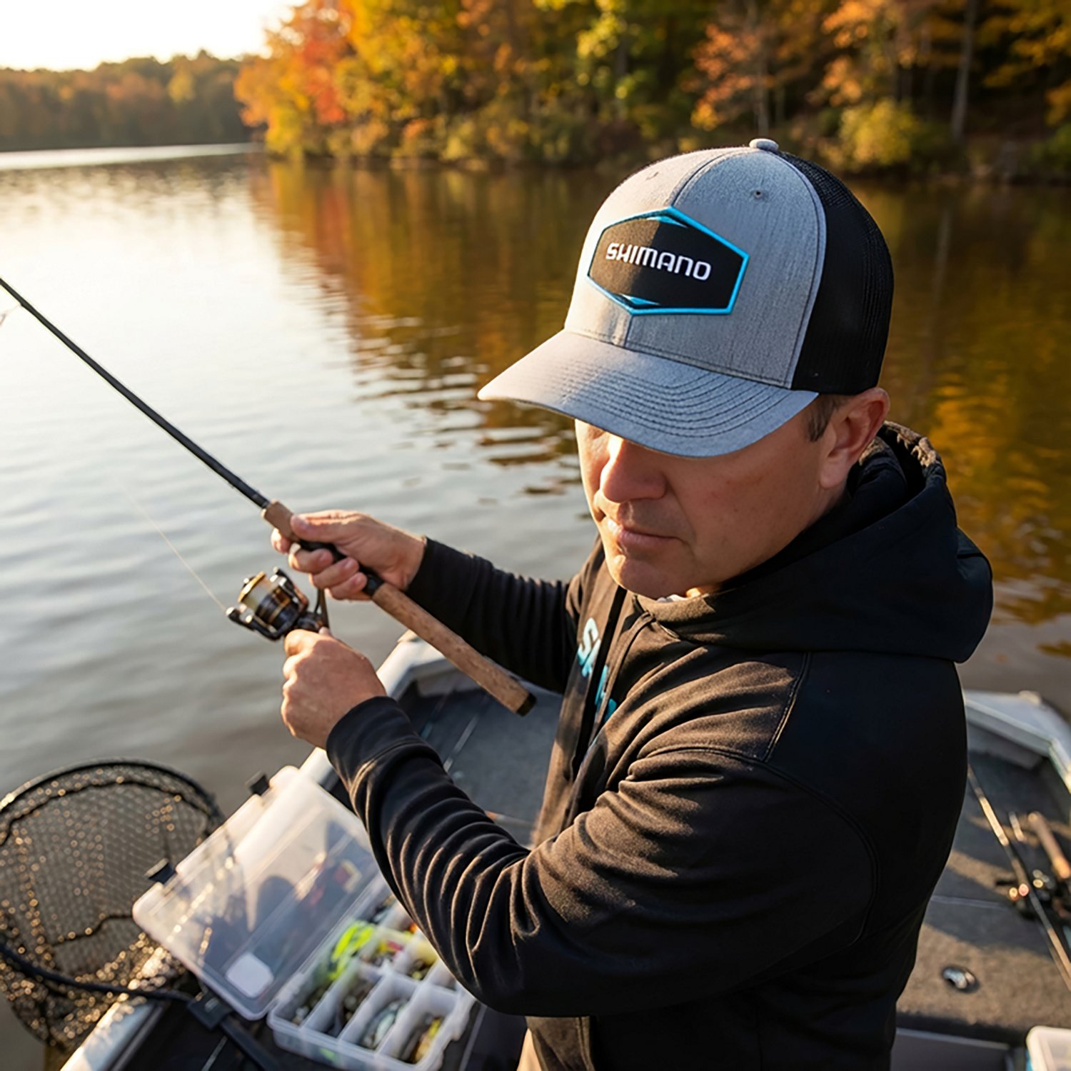 Shimano Adults' Original Adjustable Trucker Cap                                                                                  - view number 2