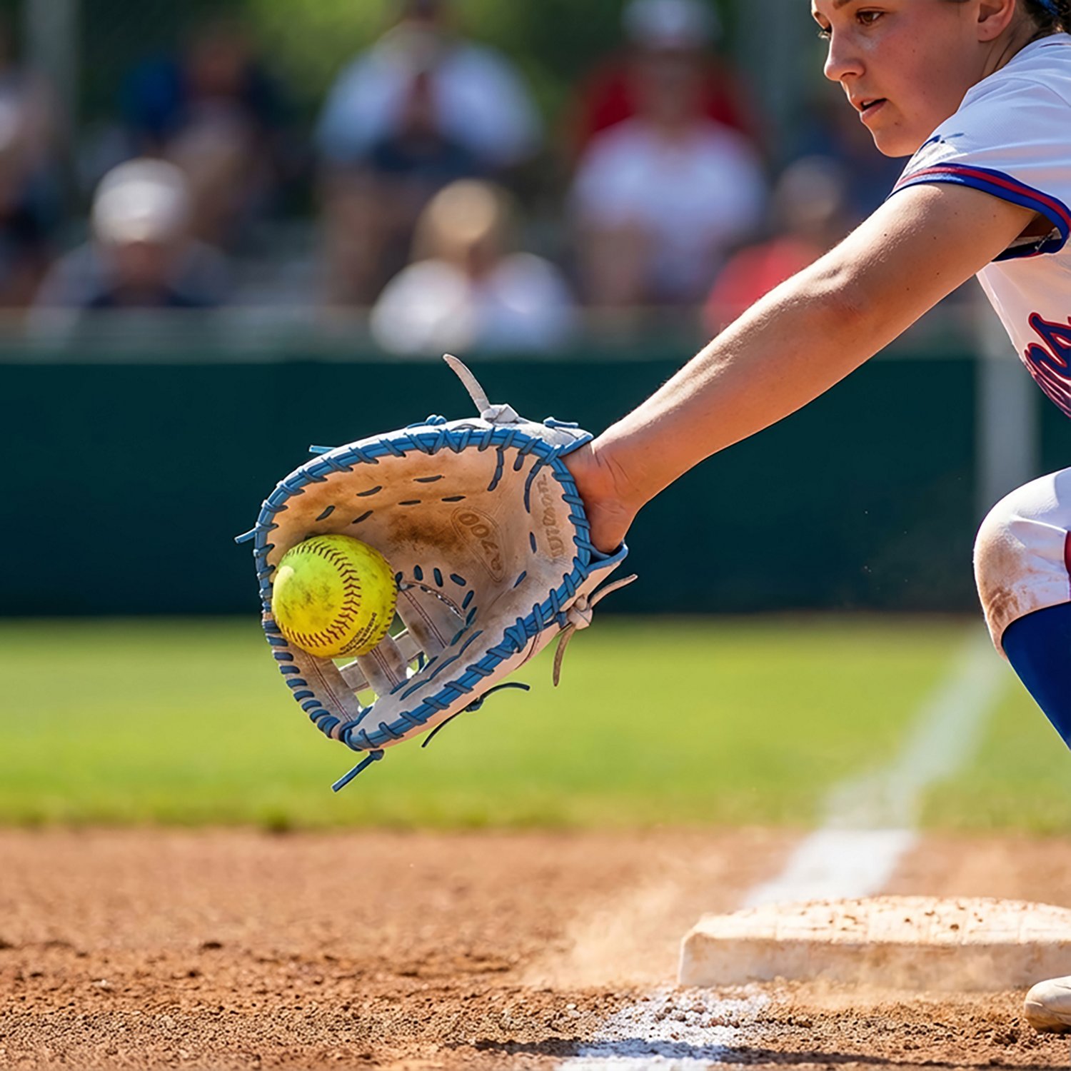 Wilson 12" Youth A700 Fastpitch First Base Mitt                                                                                  - view number 7
