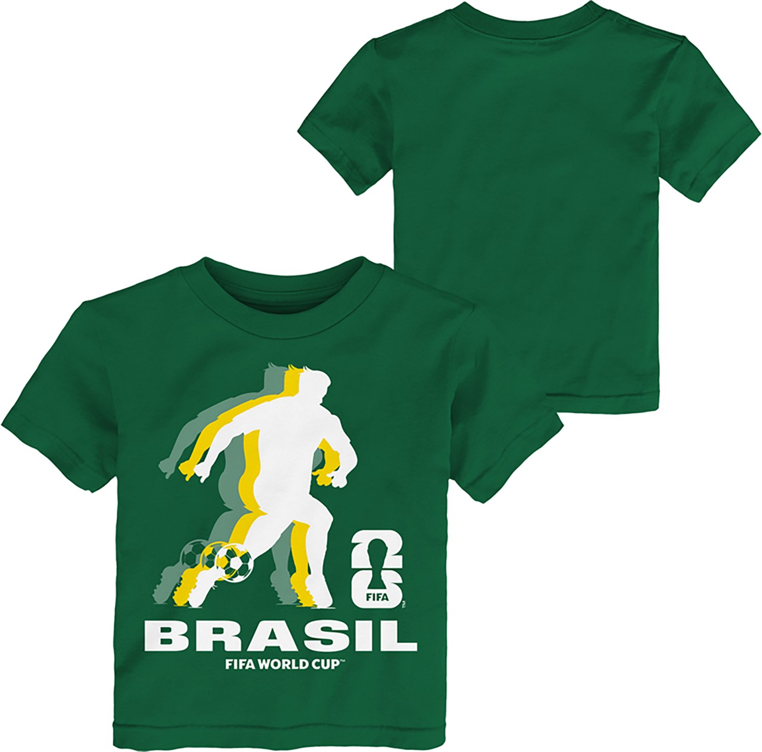 Outerstuff Toddler Boys' Brazil 2026 World Cup Graphic T-shirt - view number 3
