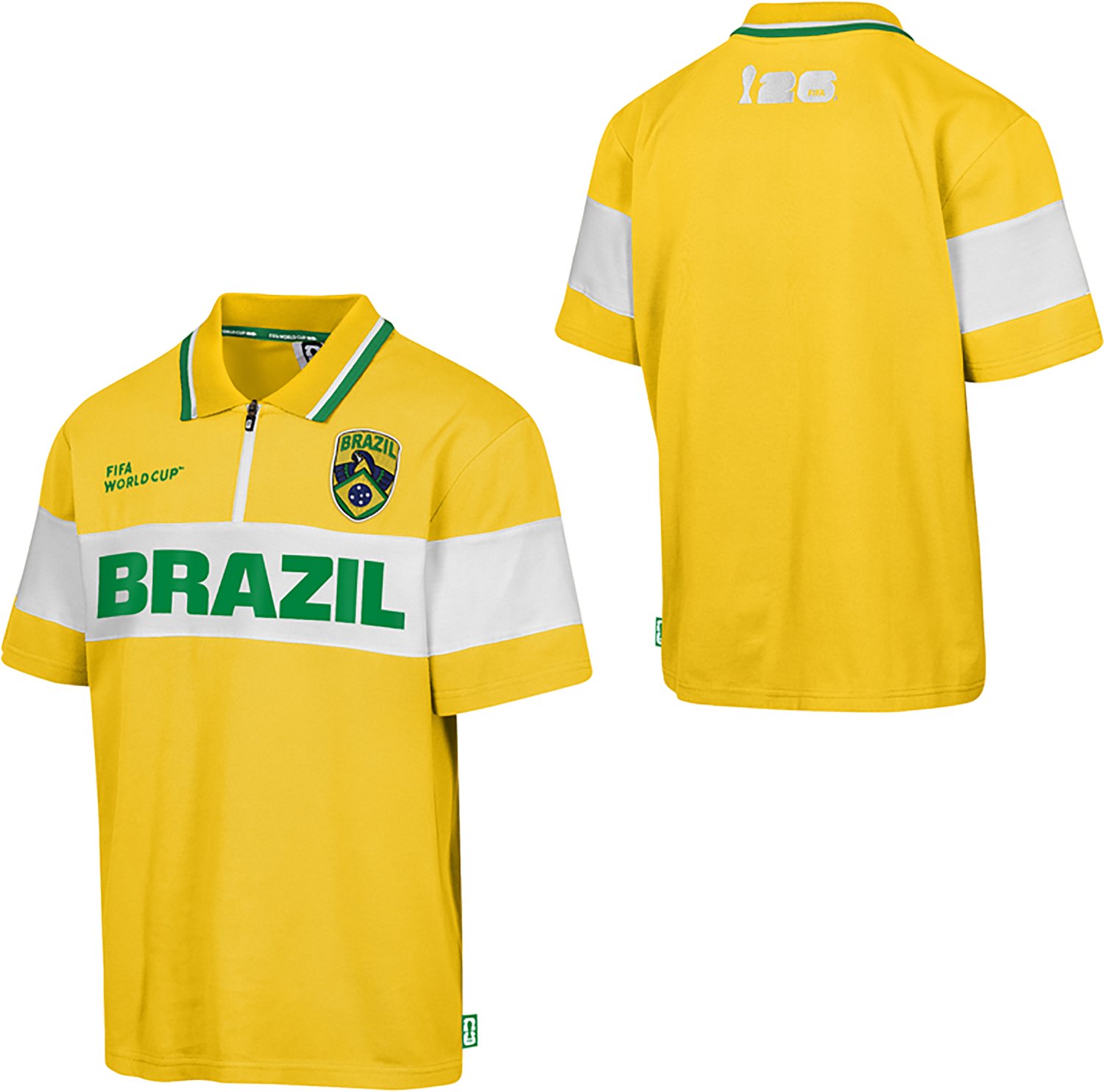 Outerstuff Men's Brazil Victory Thread Polo Shirt - view number 3