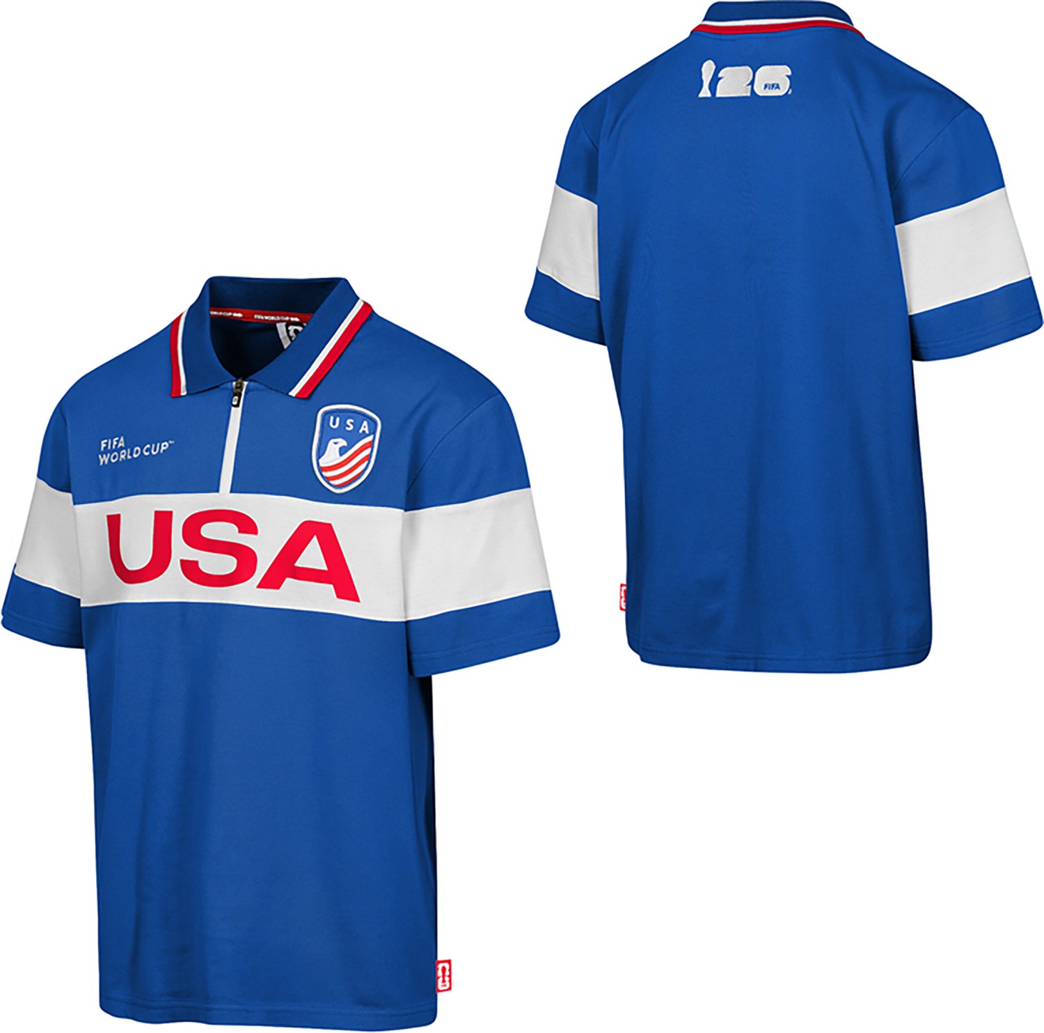 Outerstuff Men's USA Victory Thread Polo Shirt - view number 3