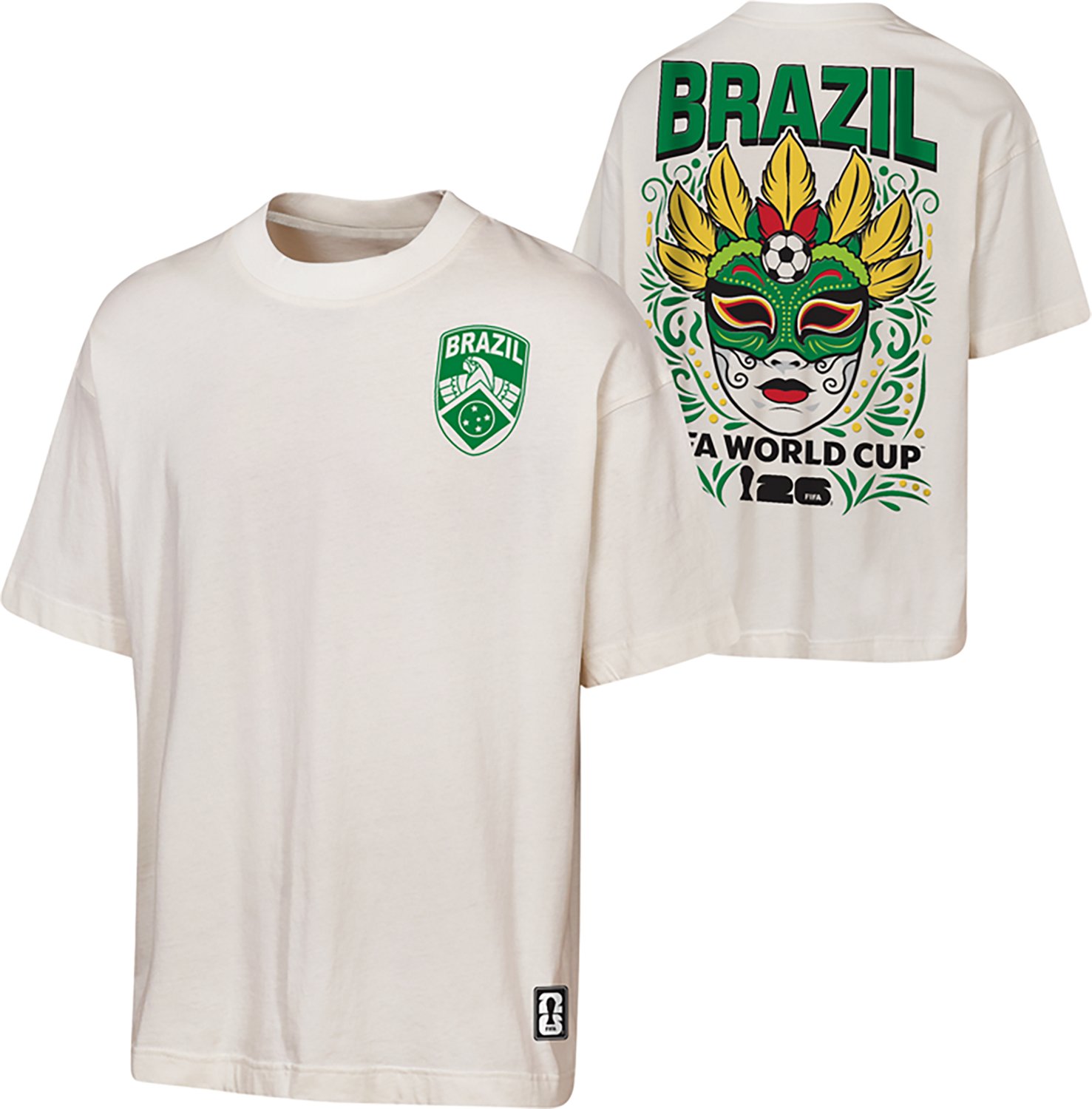 Outerstuff Men's Brazil National Anthem Graphic T-shirt - view number 3