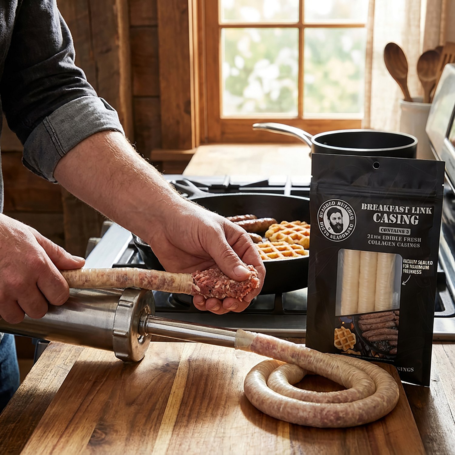 The Bearded Butchers 21 mm Collagen Breakfast Link Casings 3-Pack                                                                - view number 5