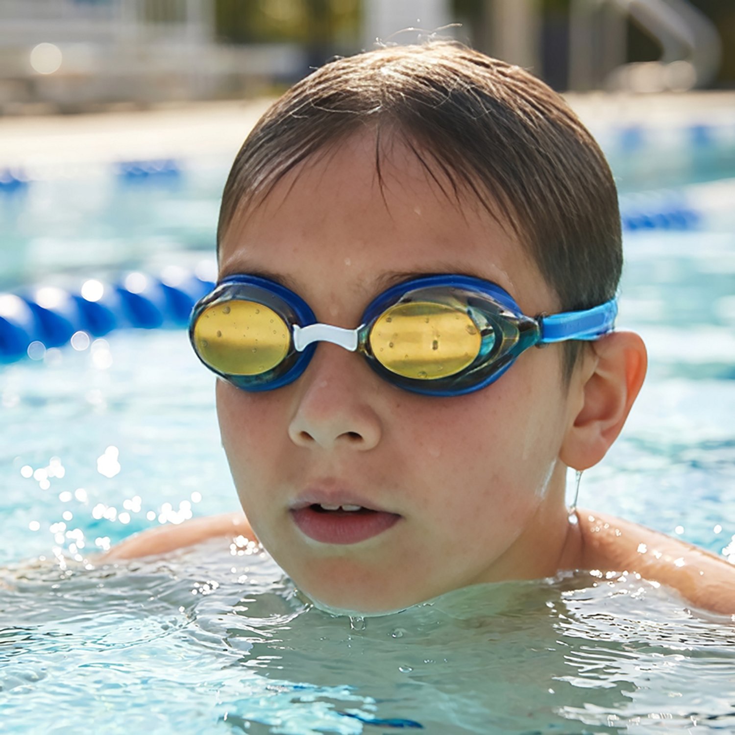 Speedo Kids' Jr. Vanquisher 3.0 Mirrored Goggles - view number 8