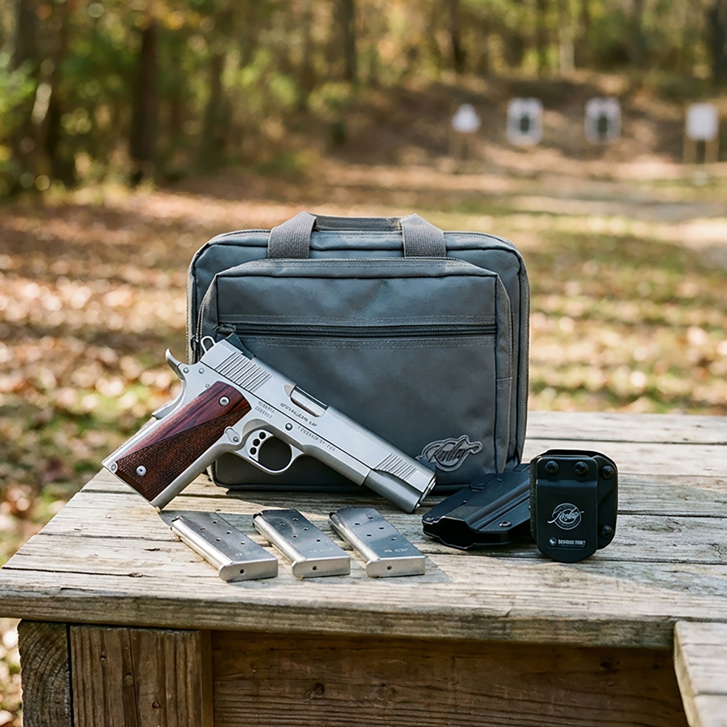 Kimber 1911 Custom LW .45 ACP Rosewood Pistol - view number 2