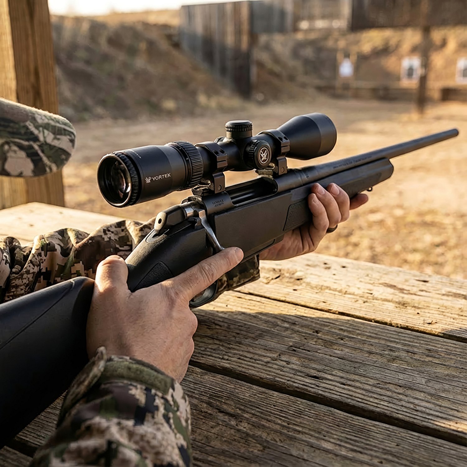 Winchester XPR 30-06 Springfield Bolt Action Rifle with Vortex Crossfire II Scope - view number 3