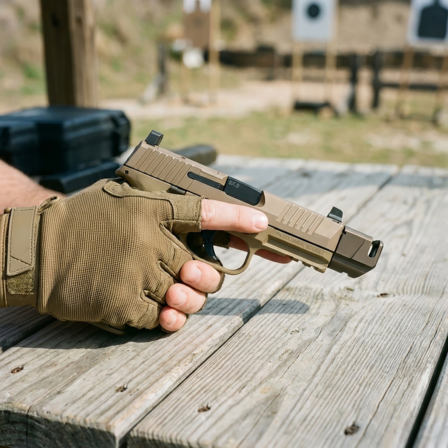 FN 509 CC Compact 9mm Semiautomatic Flat Dark Earth Polymer Frame Pistol - view number 2