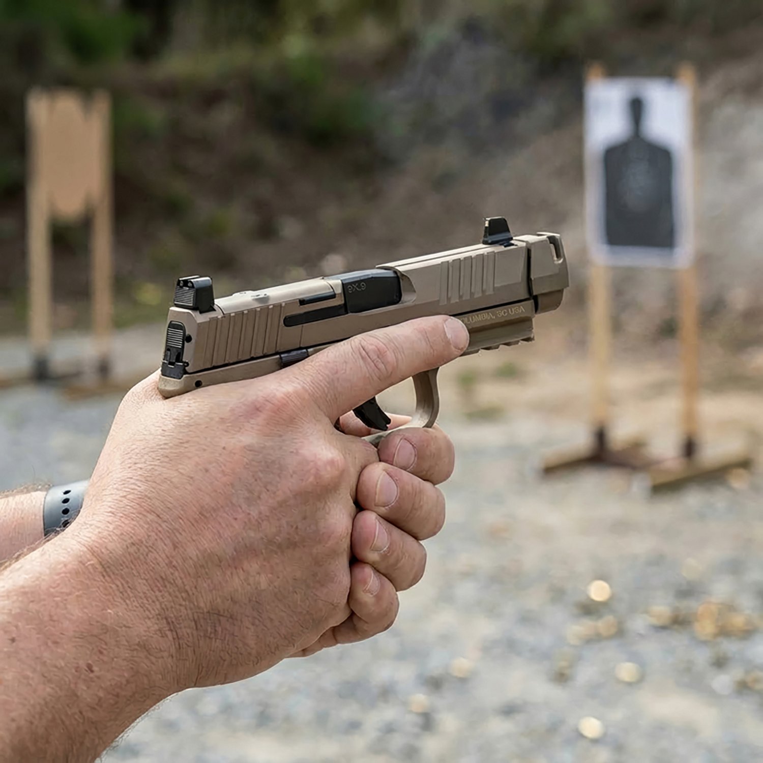 FN 509 CC Compact 9mm Semiautomatic Flat Dark Earth Polymer Frame Pistol - view number 3